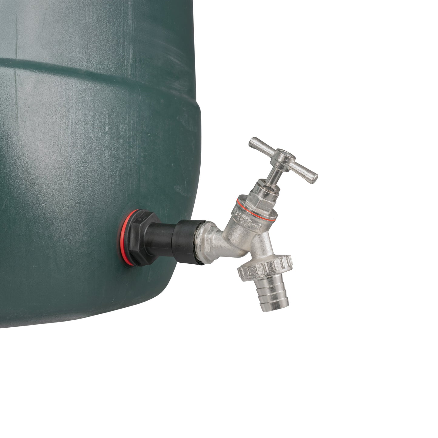 Water Butt Extension Kit 1/2in with Nickel Plated Barbed Tap for Water Connector