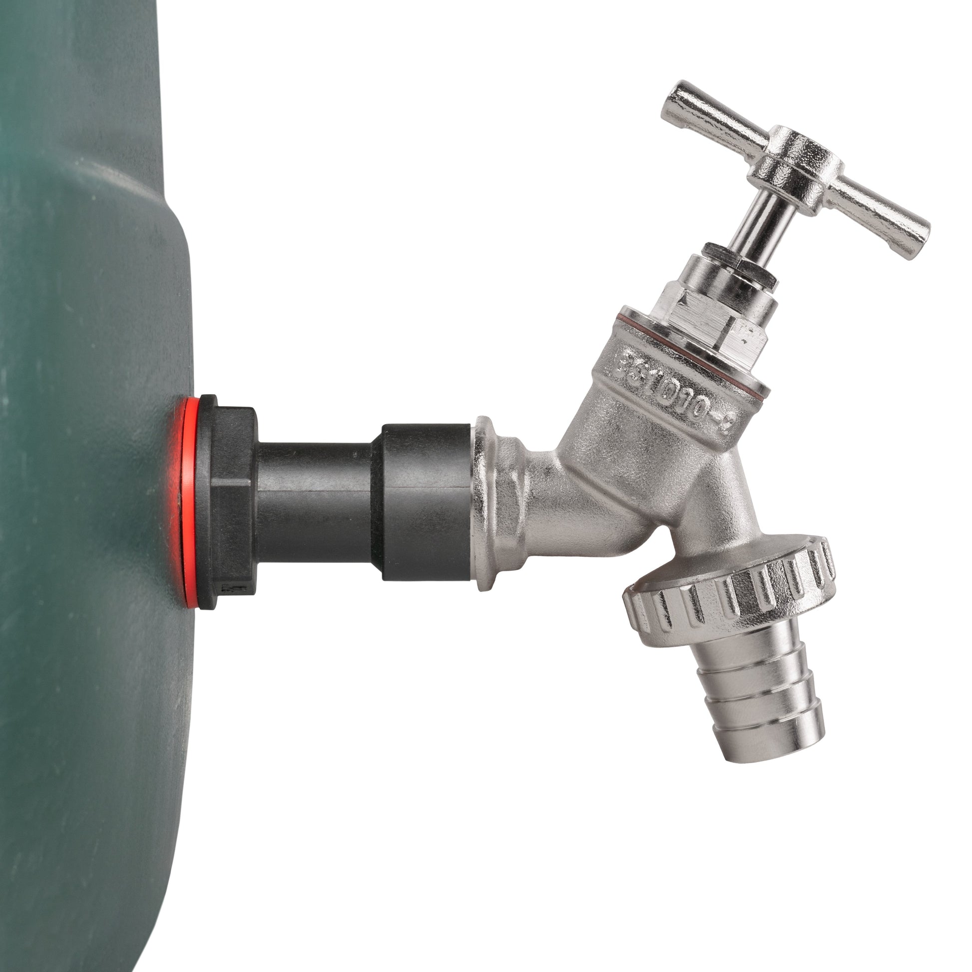 AP Supplies Water Butt Extension Kit 1/2" with Nickel Plated Barbed Tap and Drill Bit