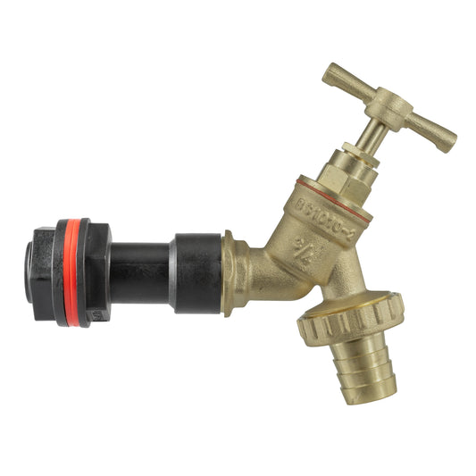 Water Butt Extension Kit 3/4in with Brass Barbed Tap Water Connector Tap Adapter