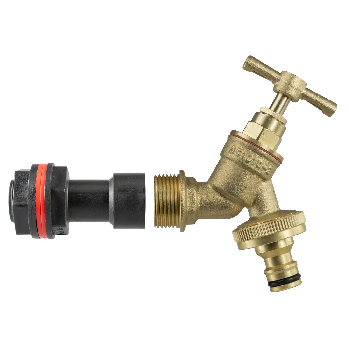 AP Supplies Water Butt Extension Kit 3/4" with Brass Quick Connect Tap and Drill Bit