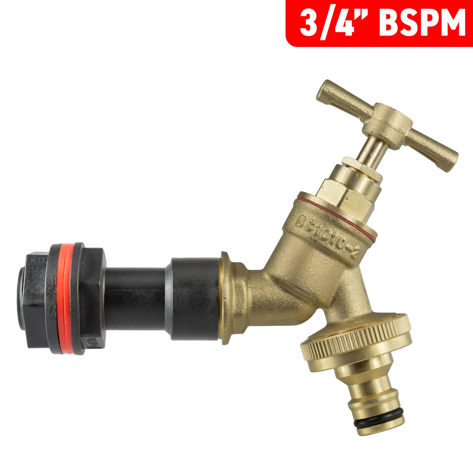 AP Supplies Water Butt Extension Kit 3/4" with Brass Quick Connect Tap and Drill Bit