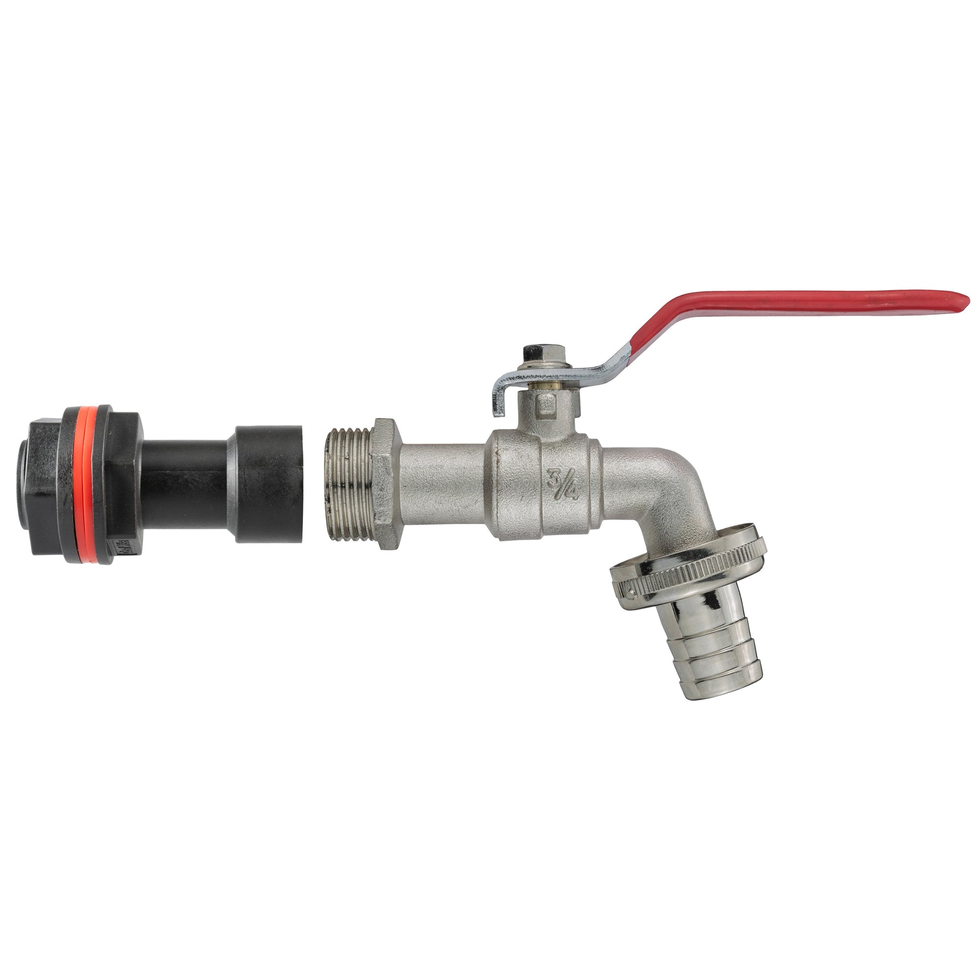 AP Supplies Water Butt Extension Kit 3/4" with Barbed Lever Tap and Drill Bit