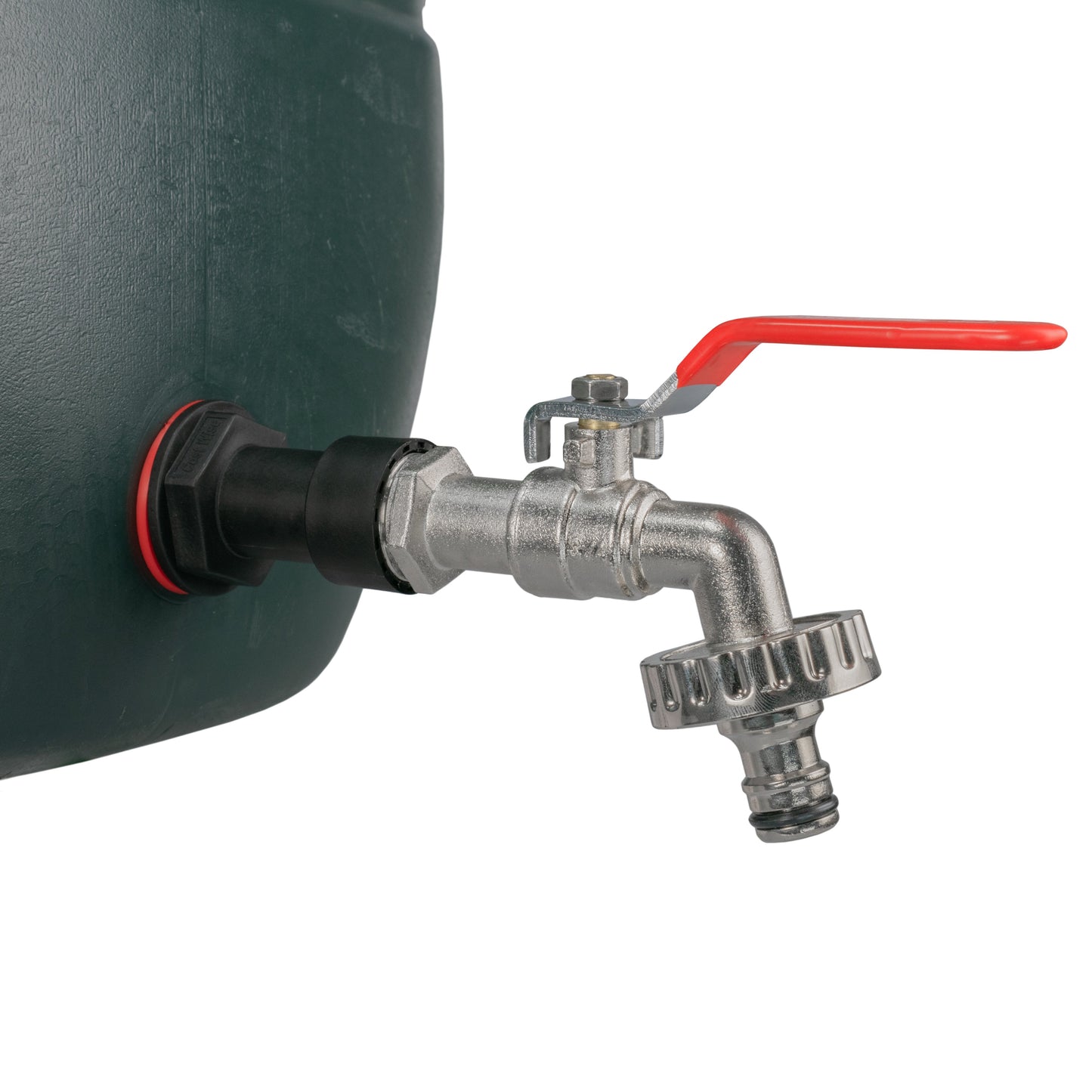 Water Butt Extension Kit 3/4in with Quick Connect Lever Tap for Garden Hose Pipe