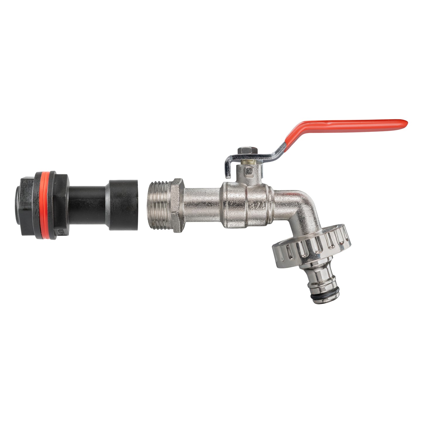 AP Supplies Water Butt Extension Kit 3/4" with Quick Connect Lever Tap and Drill Bit