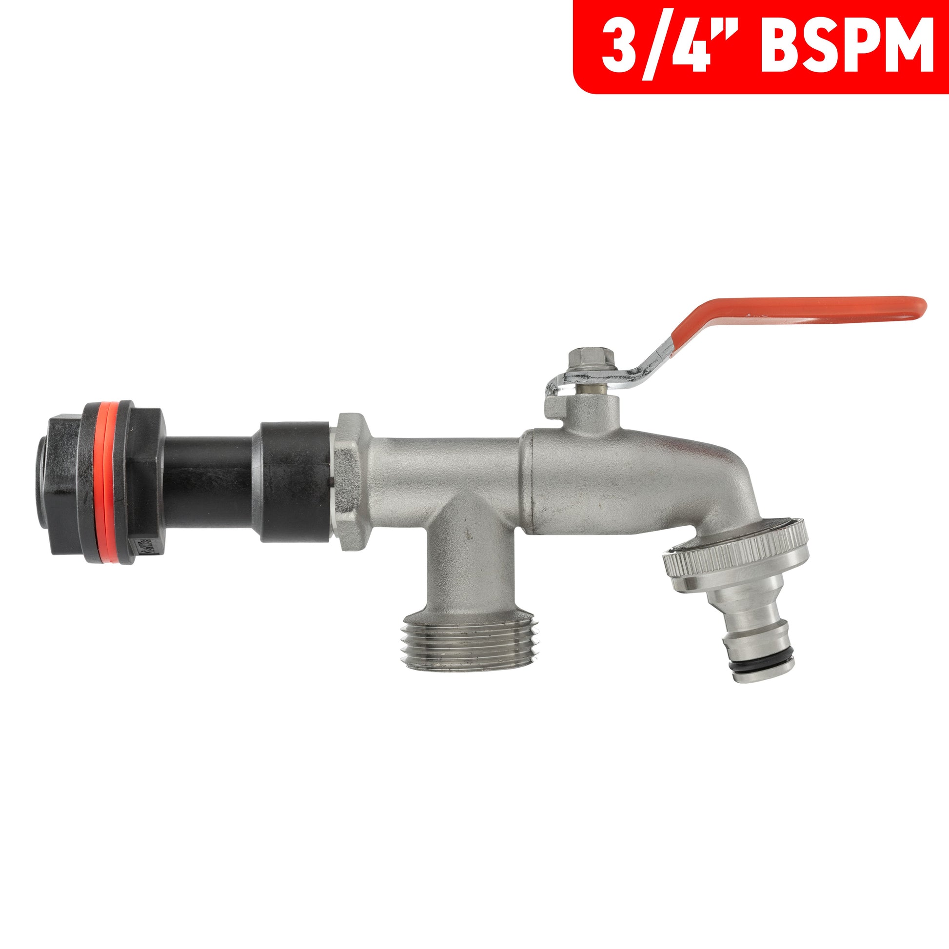 AP Supplies Water Butt Extension Kit 3/4" with Double Tap and Drill Bit