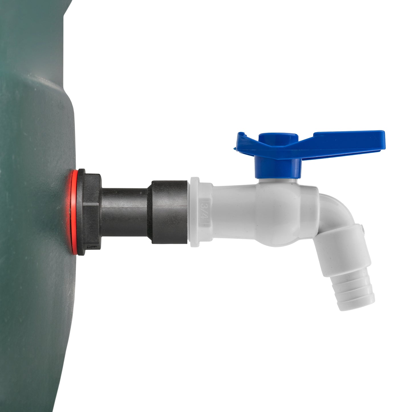 AP Supplies Water Butt Extension Kit 3/4" with White PVC Tap and Drill Bit