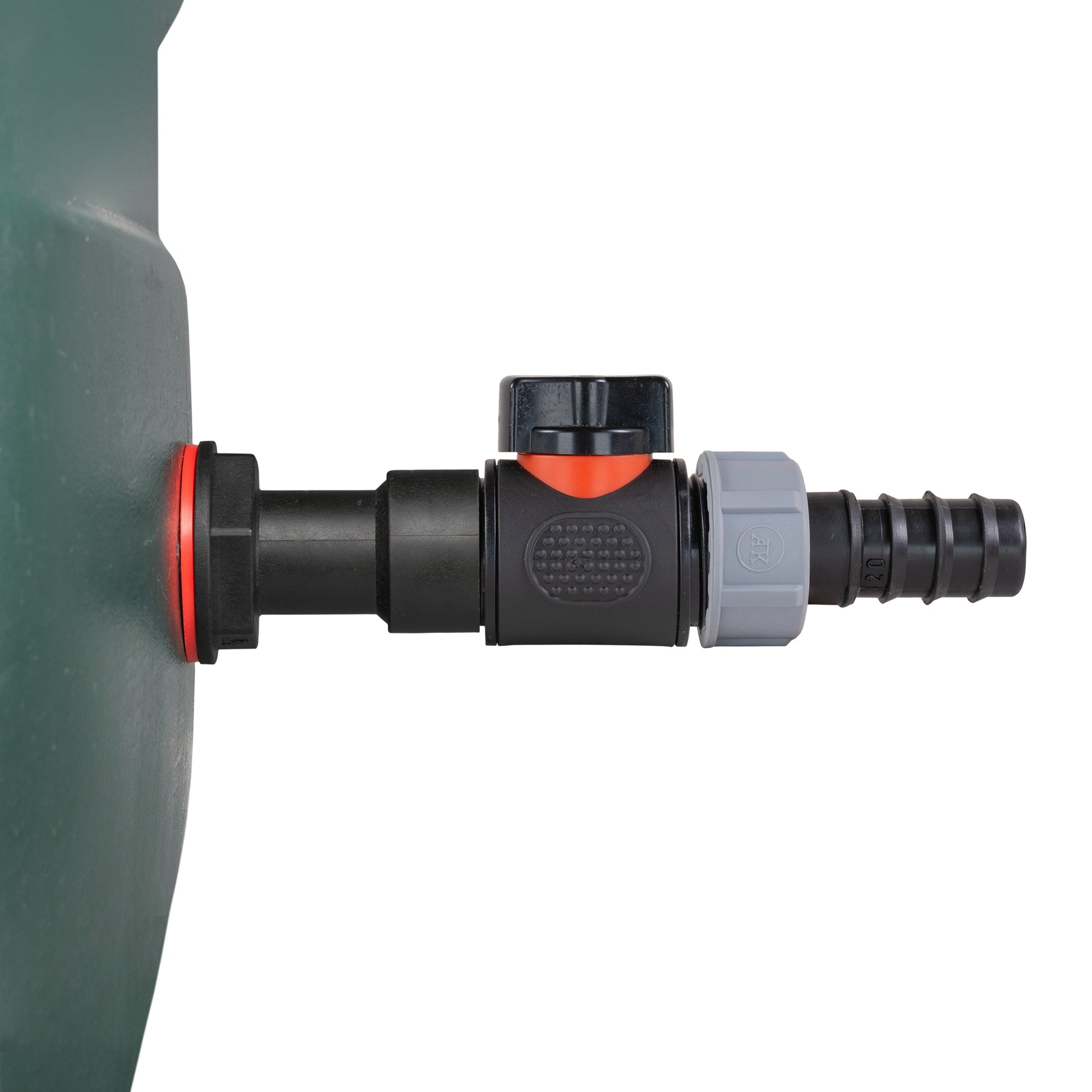 AP Supplies Water Butt Extension Kit 3/4" with In-Line Valve + 20mm Barb and Drill Bit