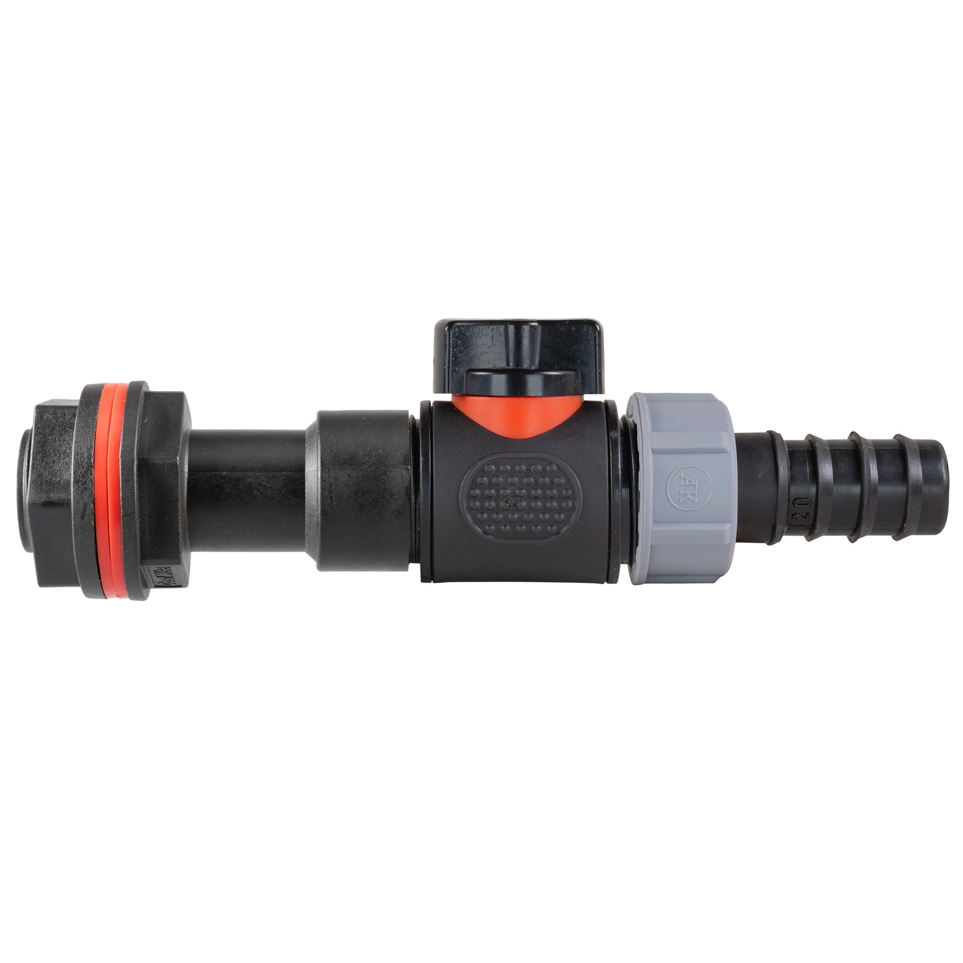 AP Supplies Water Butt Extension Kit 3/4" with In-Line Valve + 20mm Barb and Drill Bit