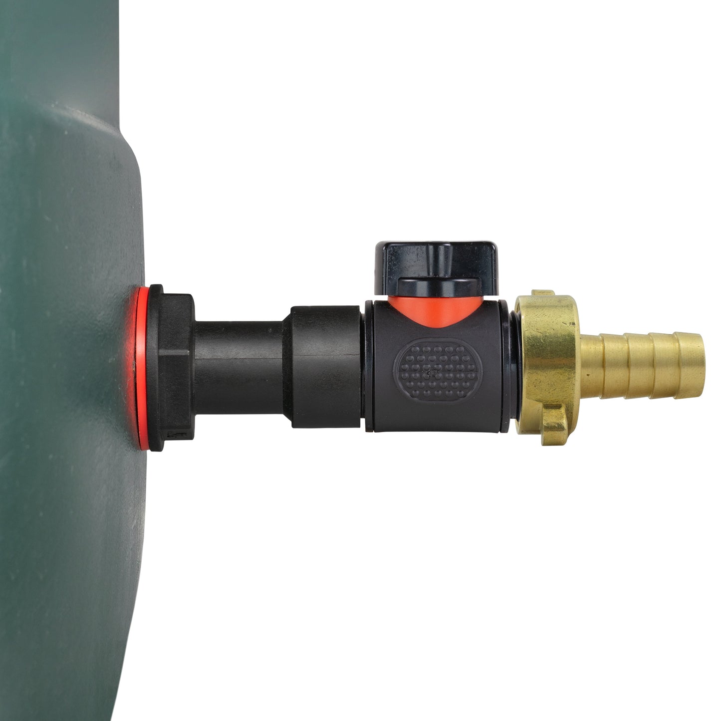 AP Supplies Water Butt Extension Kit 3/4" with In-Line Valve + Brass 1/2" Barb and Drill Bit