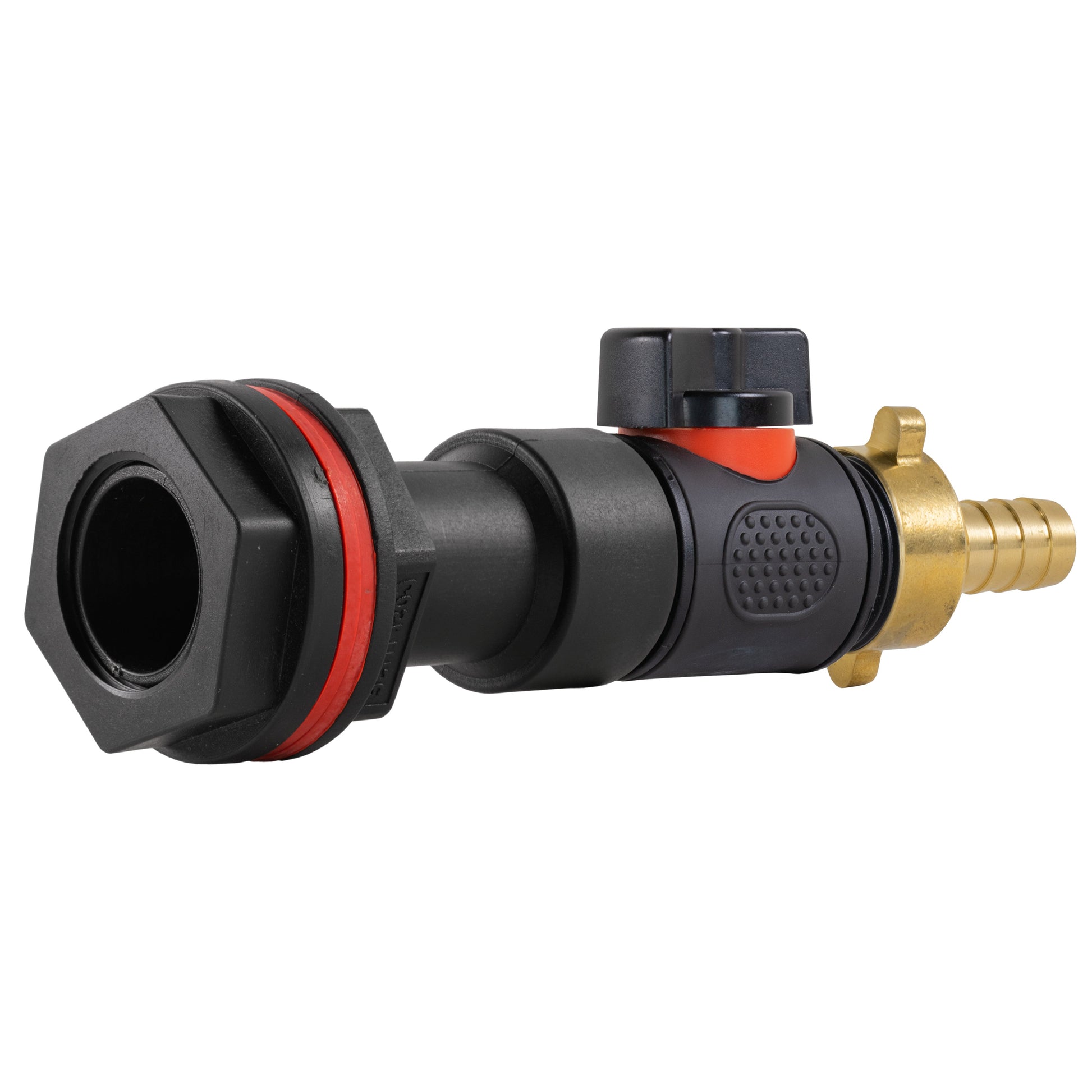 AP Supplies Water Butt Extension Kit 3/4" with In-Line Valve + Brass 1/2" Barb and Drill Bit