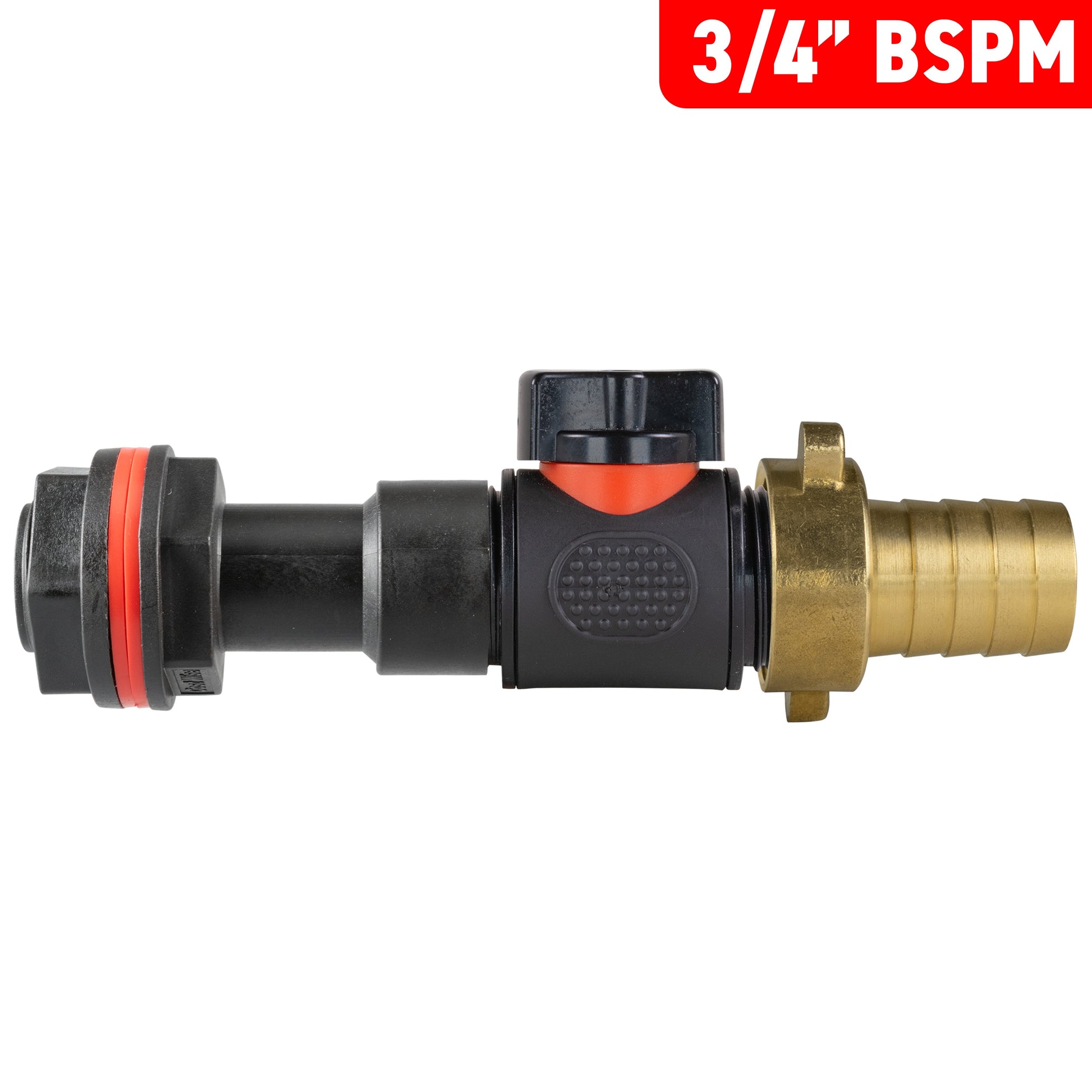 AP Supplies Water Butt Extension Kit 3/4" with In-Line Valve + Brass 3/4" Barb and Drill Bit