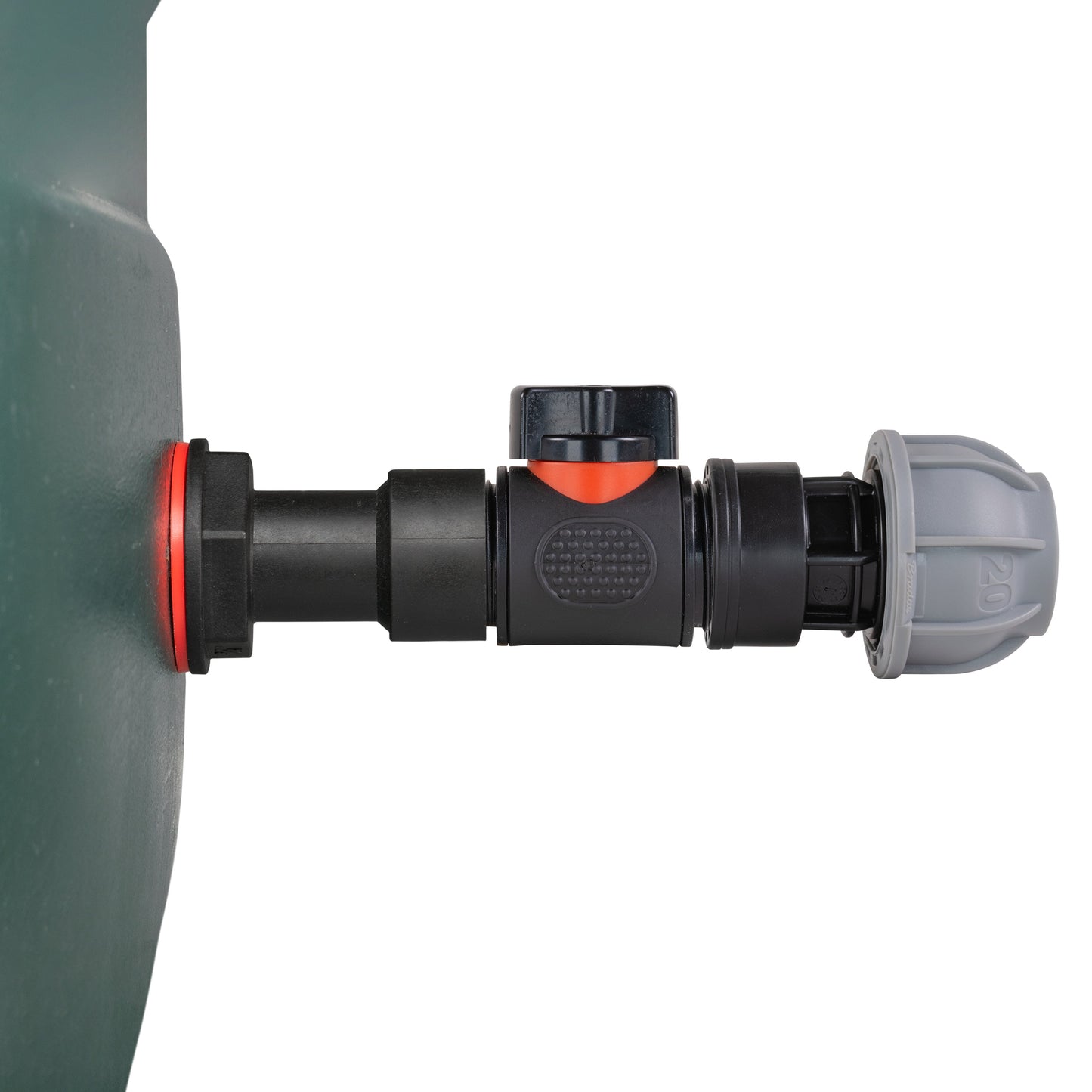 AP Supplies Water Butt Extension Kit 3/4" with In-Line Valve + 20mm MDPE and Drill Bit