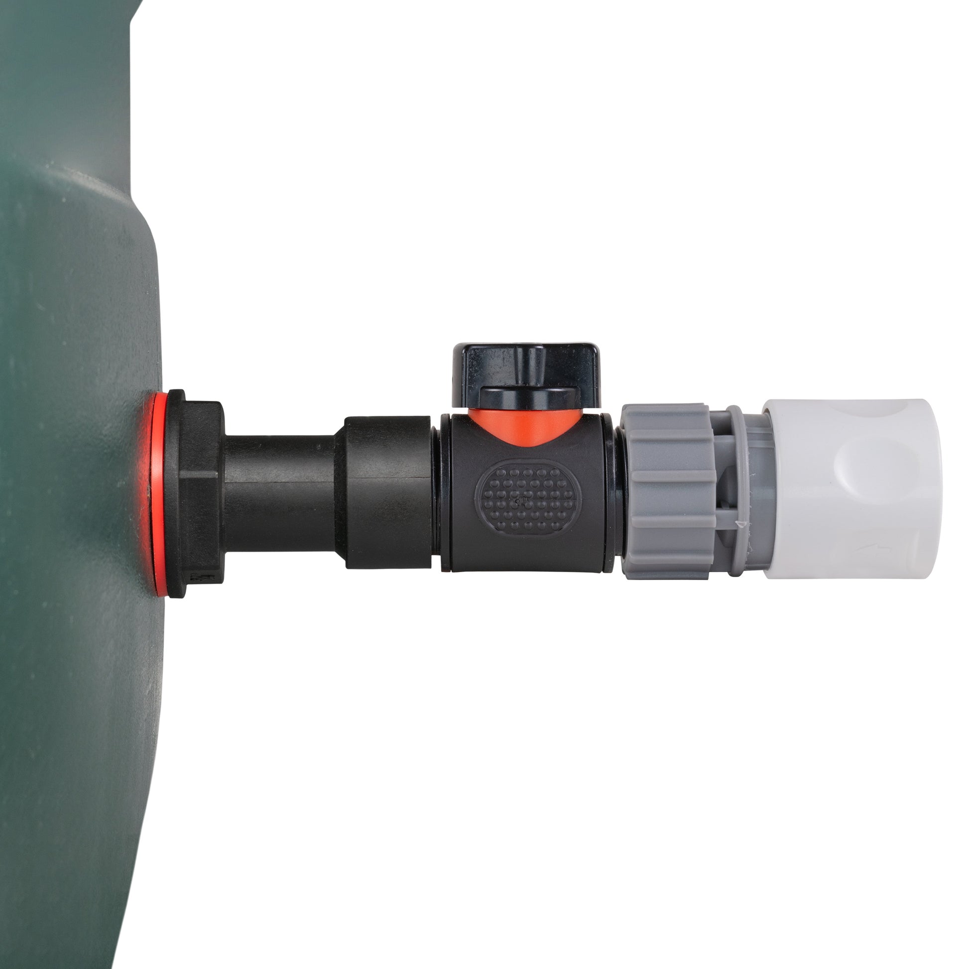 AP Supplies Water Butt Extension Kit 3/4" with In-Line Valve + Female Quick Connector WL and Drill Bit