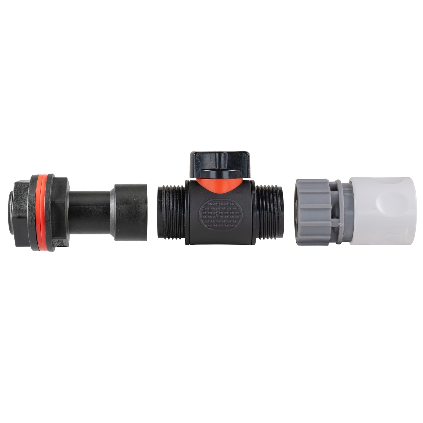 AP Supplies Water Butt Extension Kit 3/4" with In-Line Valve + Female Quick Connector WL and Drill Bit