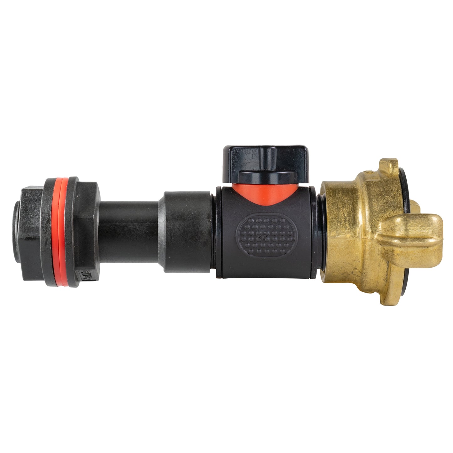 Water Butt Extension Kit 3/4in with In-Line Valve + Geka for Brass Water Fitting
