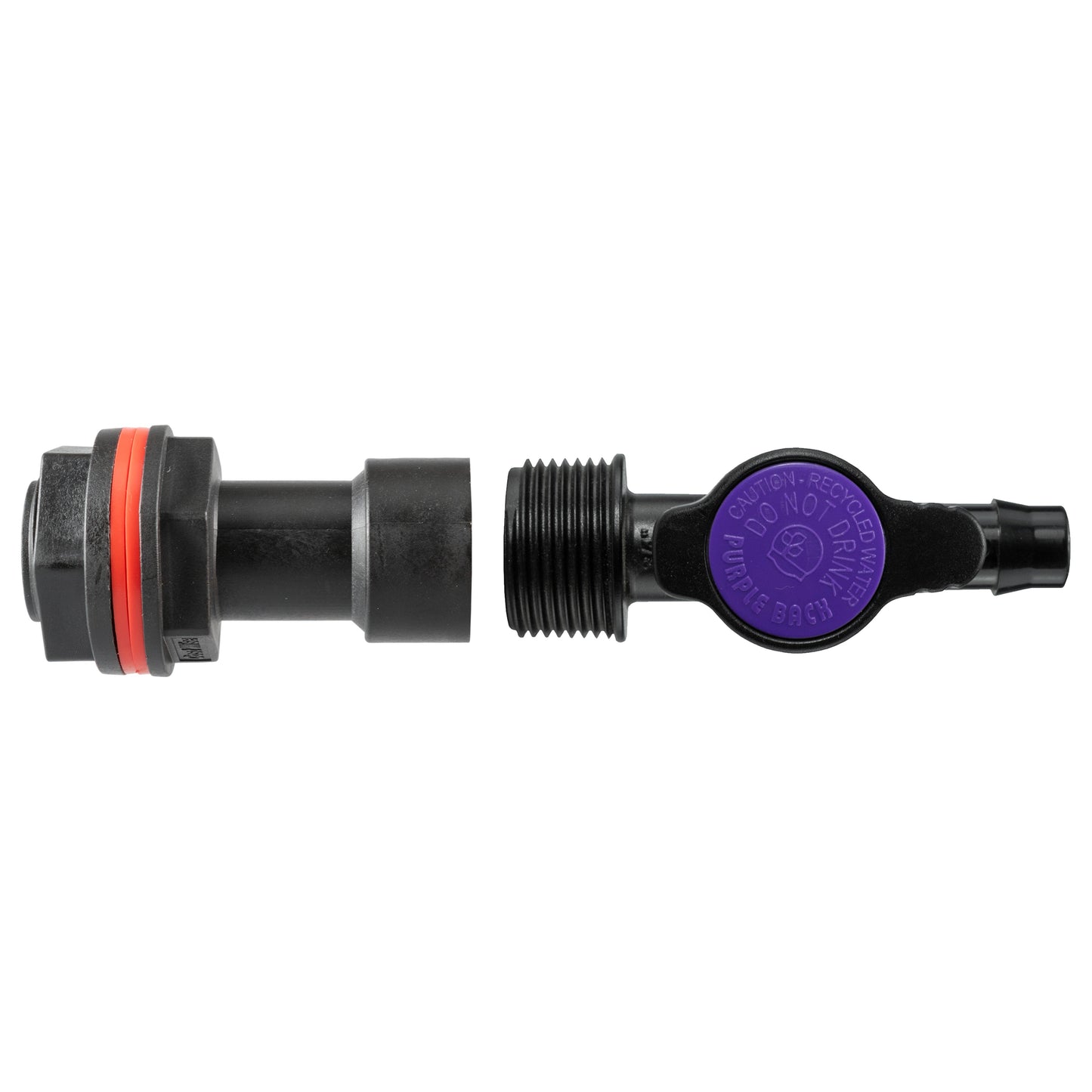 AP Supplies Water Butt Extension Kit 3/4" with 13mm Barb Irrigation Valve and Drill Bit