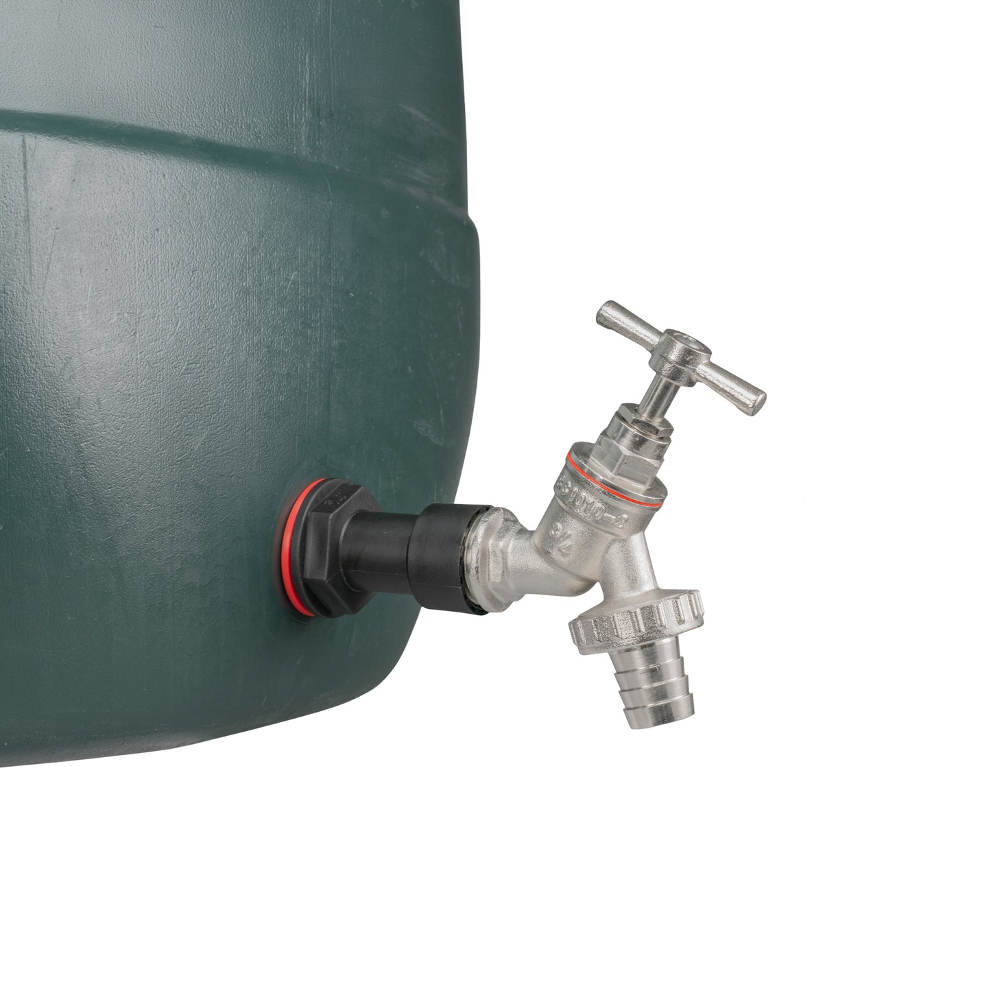 Water Butt Extension Kit 3/4in with Nickel Plated Barbed Tap for Water Connector