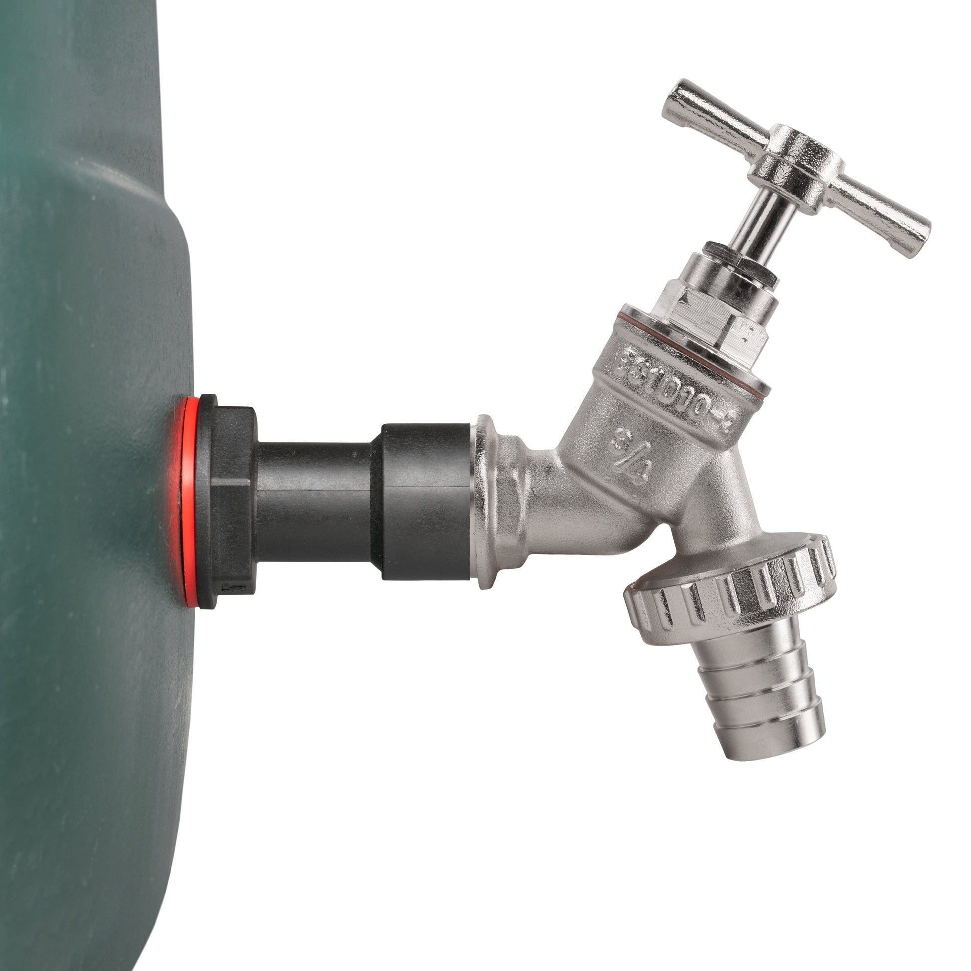 AP Supplies Water Butt Extension Kit 3/4" with Nickel Plated Barbed Tap and Drill Bit