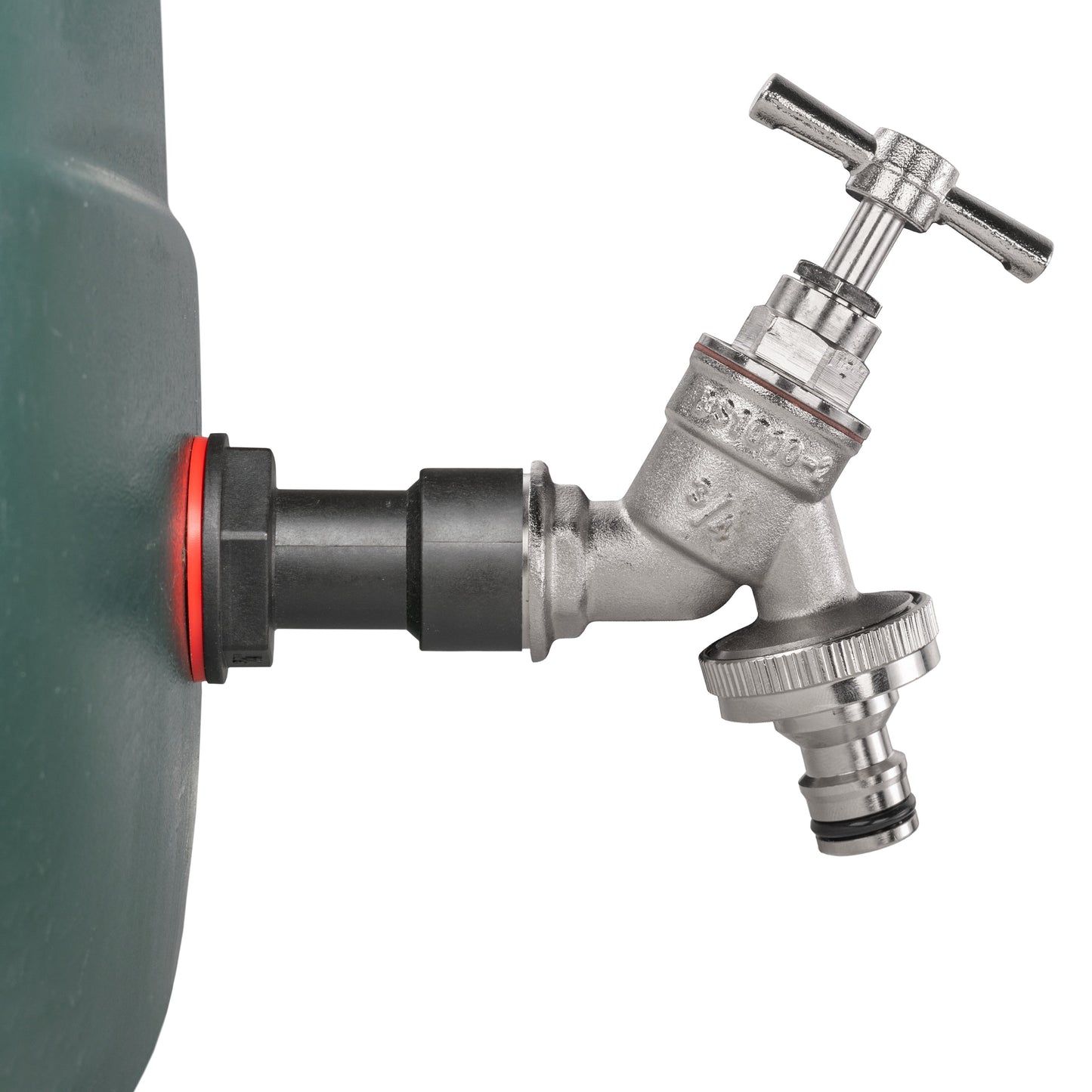 Water Butt Extension Kit 3/4in with Nickel Plated Quick Connect Tap Tap Adapter