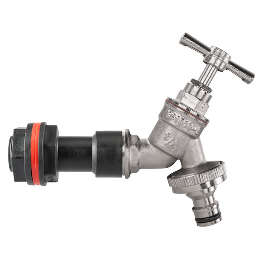 Water Butt Extension Kit 3/4in with Nickel Plated Quick Connect Tap Tap Adapter
