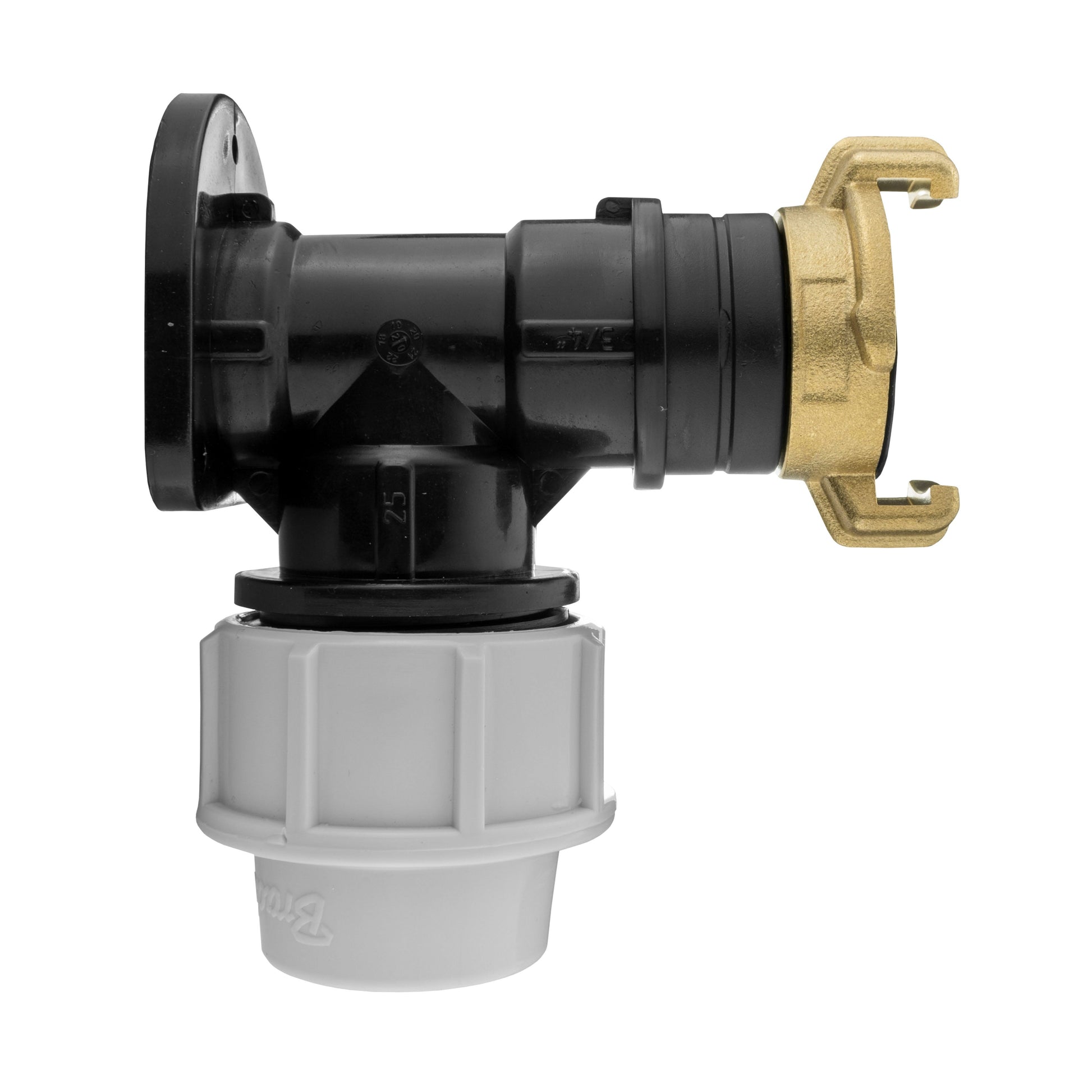 AP Supplies Wall Flange Kit 32mm MDPE + ¾” BSP Geka