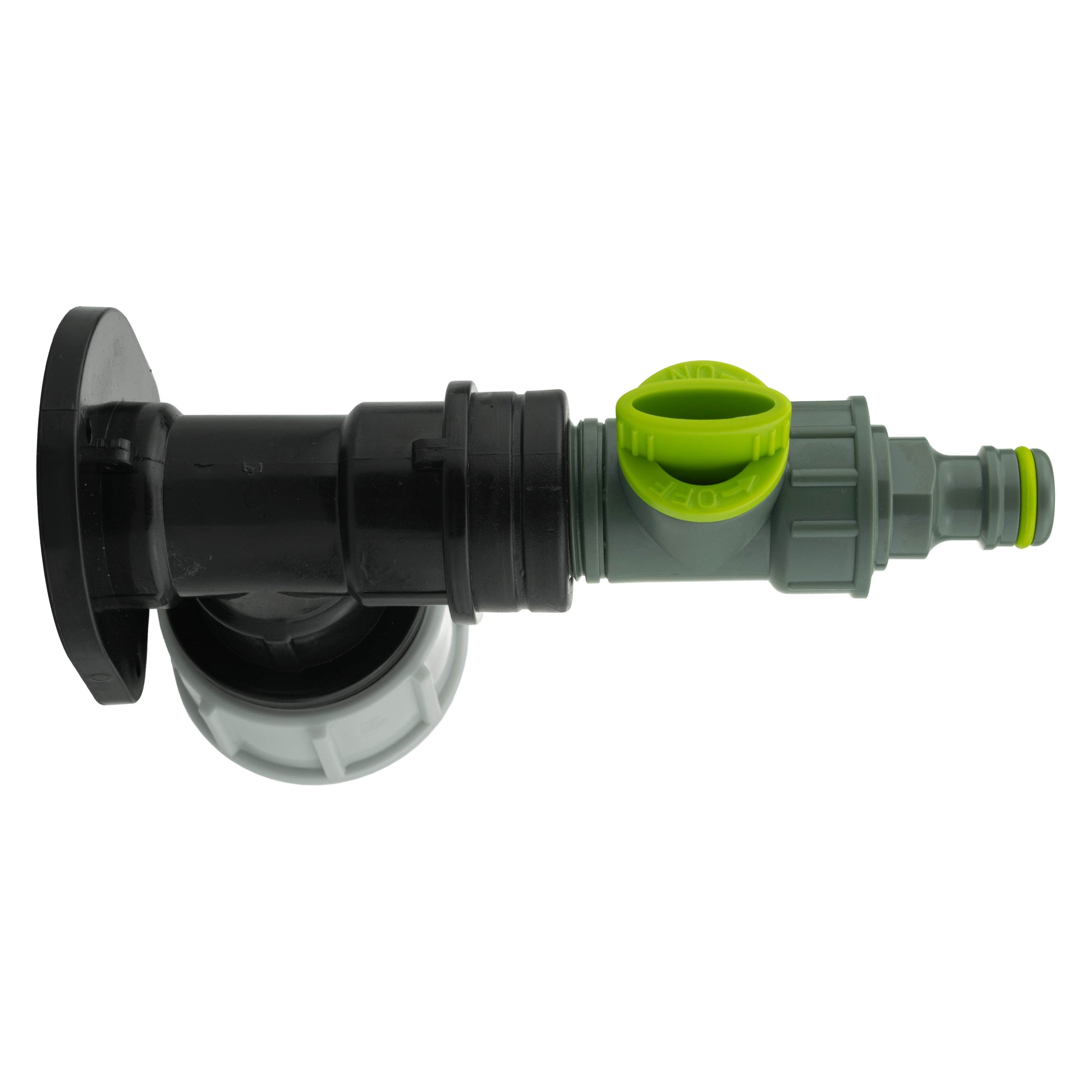 AP Supplies Wall Flange Kit 32mm MDPE + Quick Connector Valve