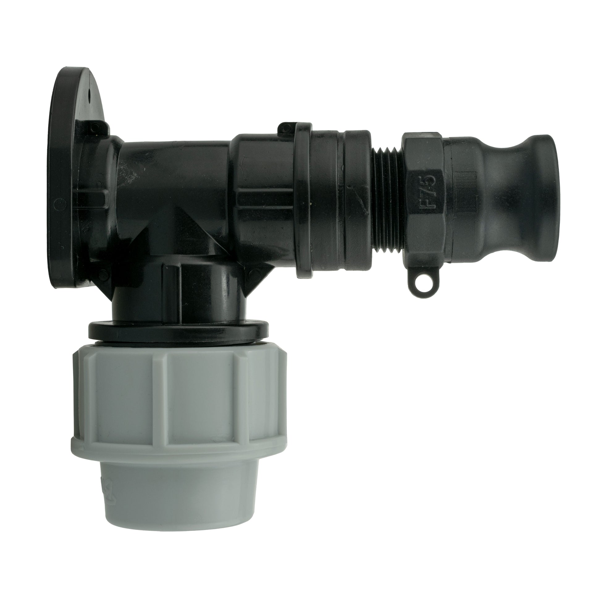AP Supplies Wall Flange Kit 32mm MDPE + 3/4" Camlock Type F