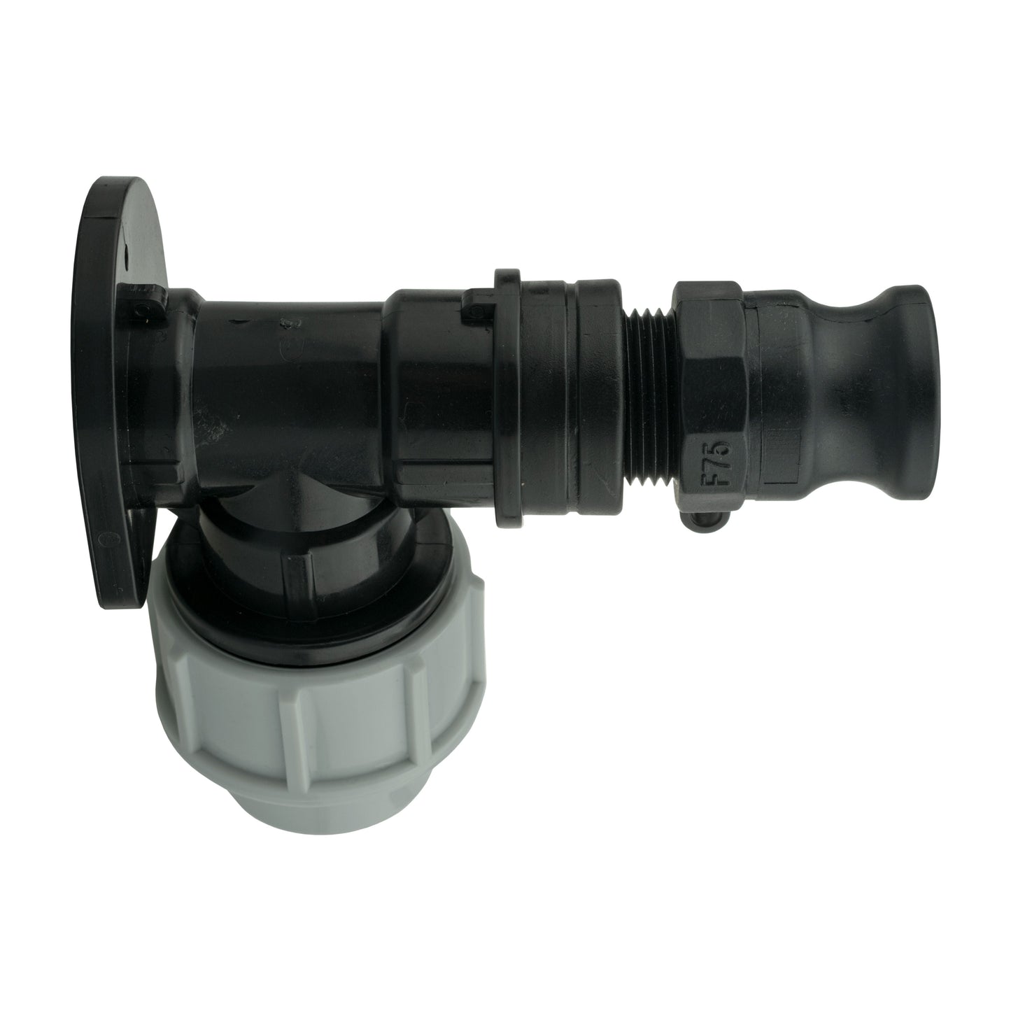 AP Supplies Wall Flange Kit 32mm MDPE + 3/4" Camlock Type F