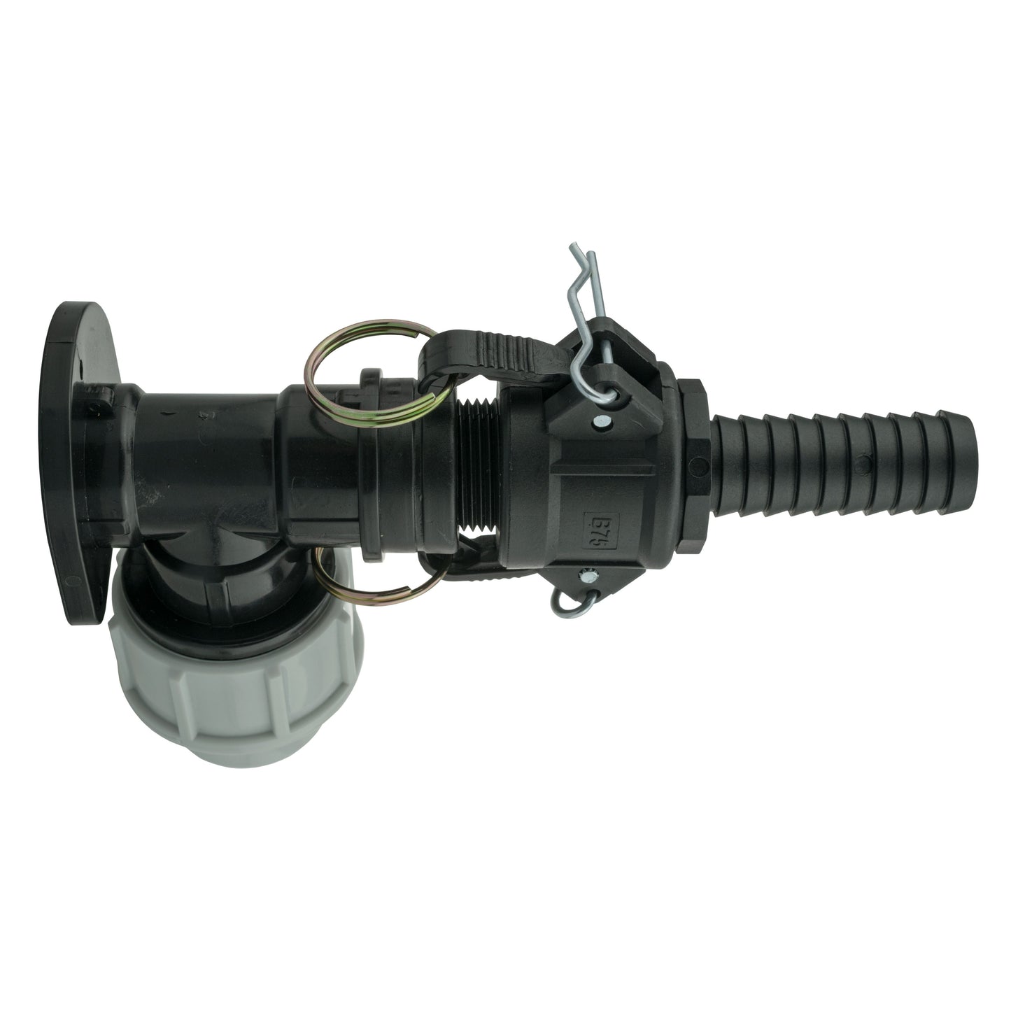 AP Supplies Wall Flange Kit 32mm MDPE + 3/4" Camlock Type B+E