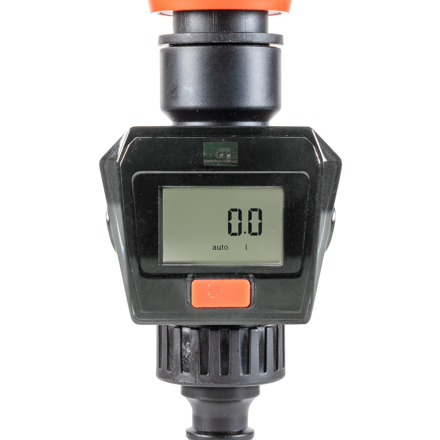 Water Flow Meter Black Orange Drip Irrigation Fitting Garden Irrigation Kit