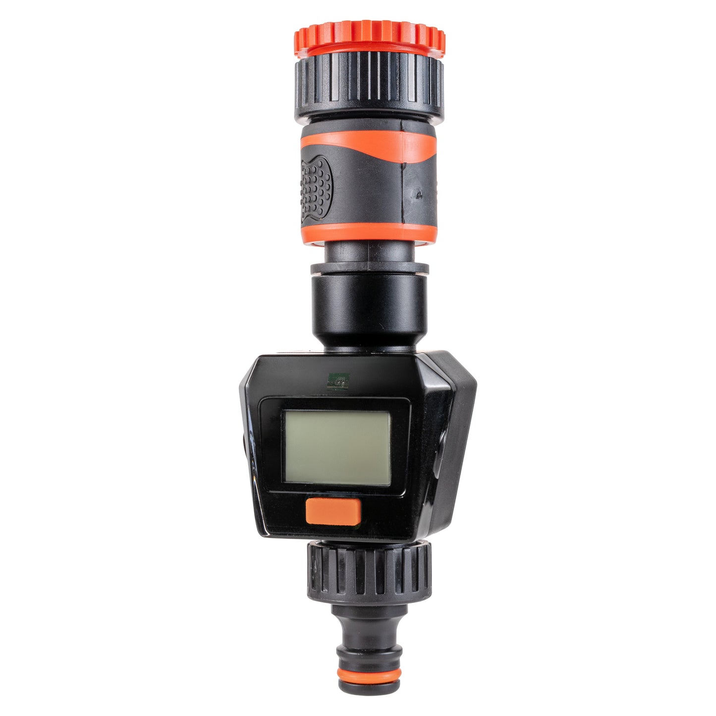 Water Flow Meter Black Orange Drip Irrigation Fitting Garden Irrigation Kit
