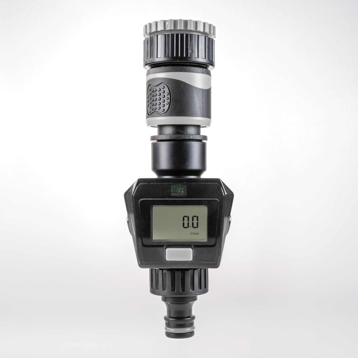 Water Flow Meter Gray Drip Irrigation Fitting Garden Irrigation Kit