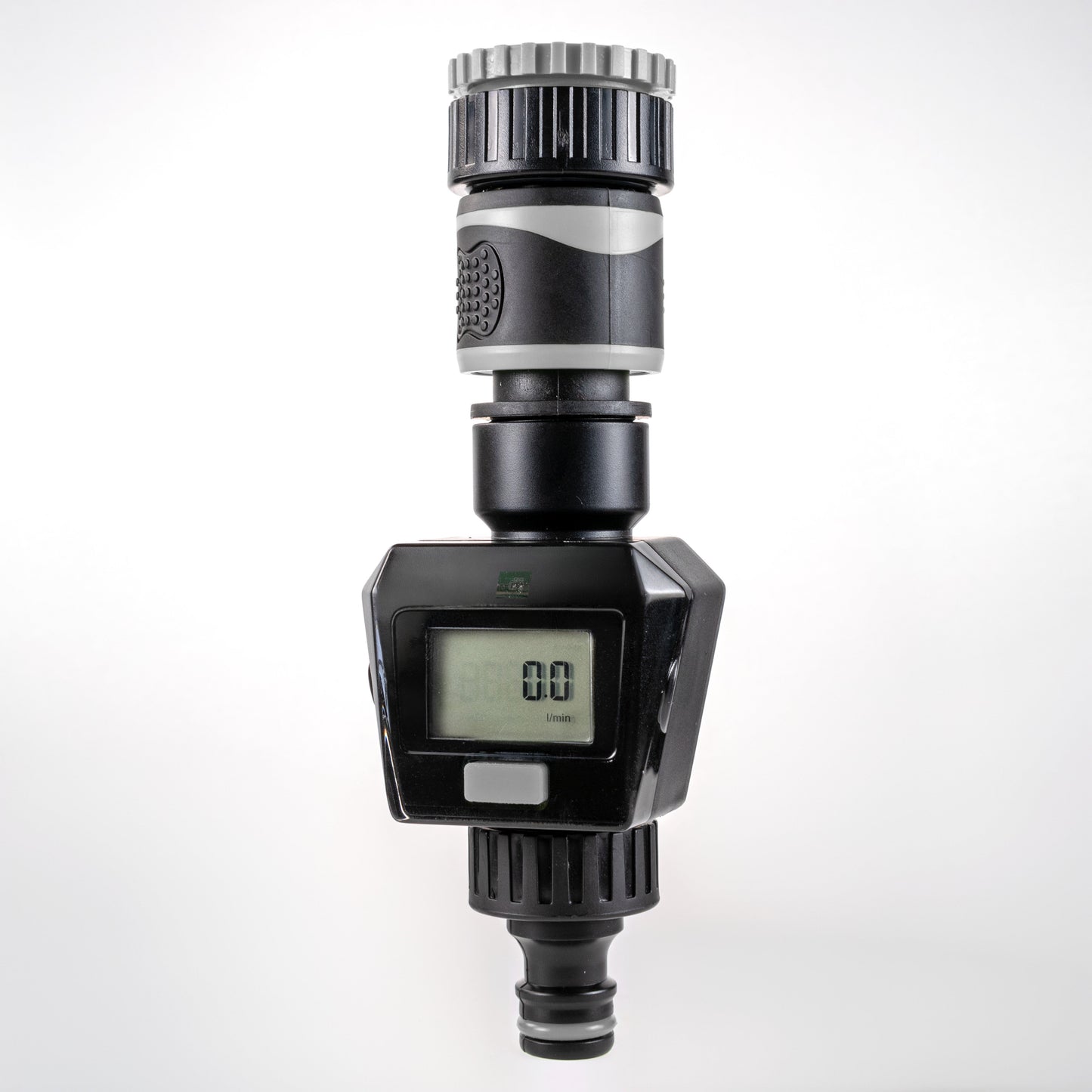 Water Flow Meter Gray Drip Irrigation Fitting Garden Irrigation Kit