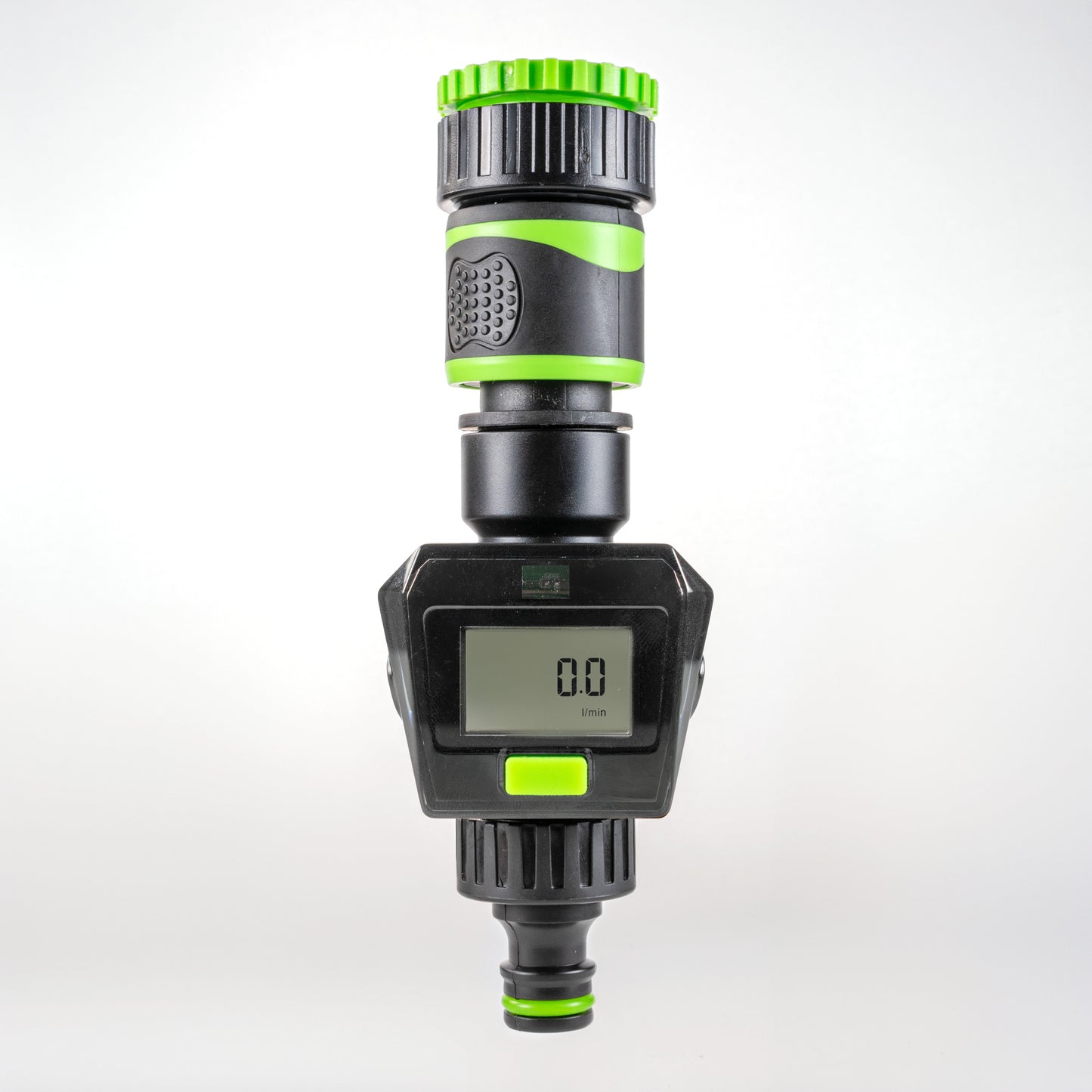 Water Flow Meter Green Drip Irrigation Fitting Garden Irrigation Kit