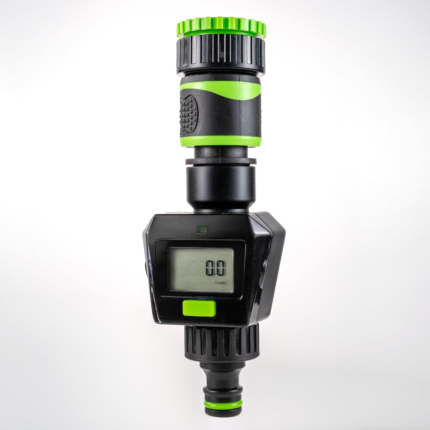 Water Flow Meter Green Drip Irrigation Fitting Garden Irrigation Kit