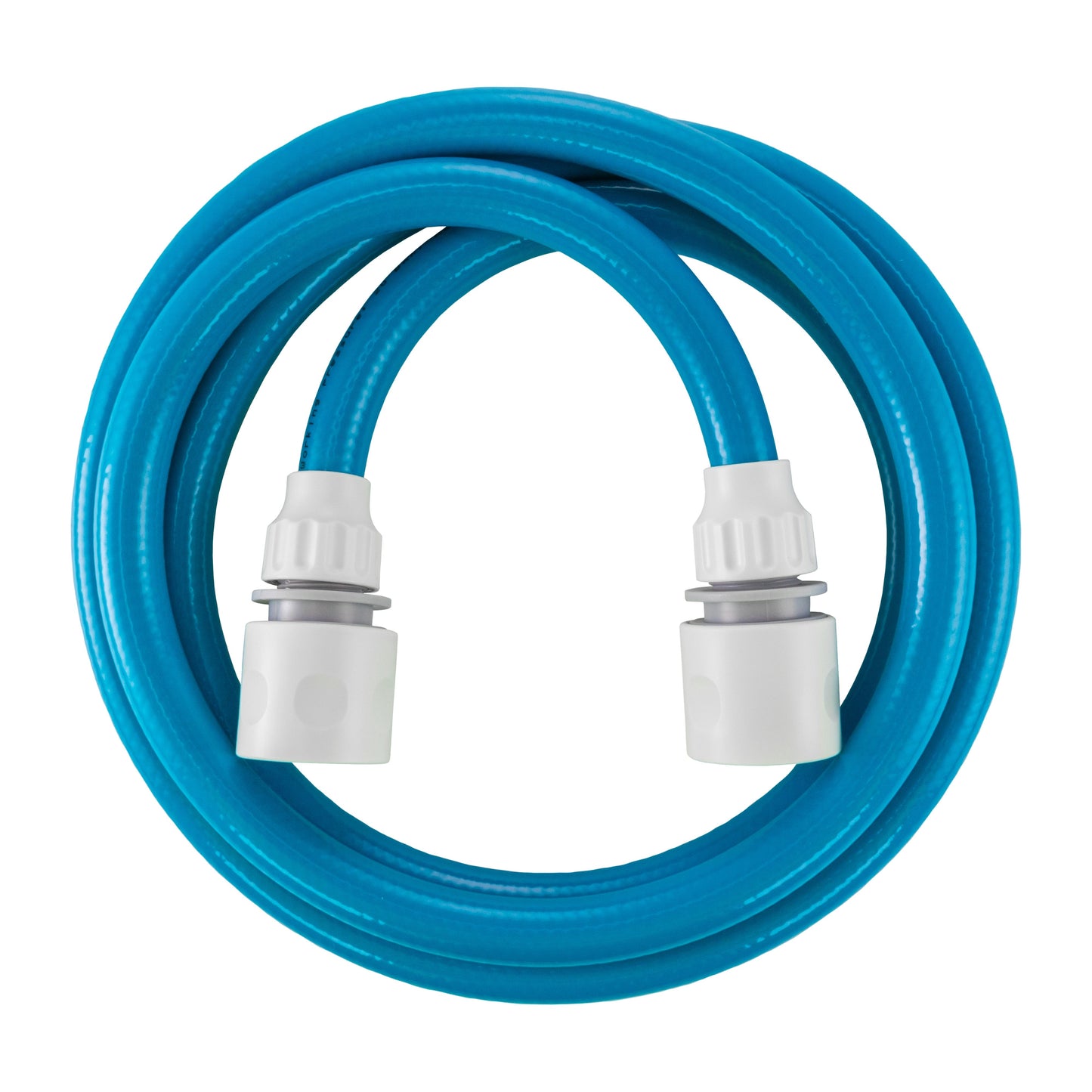 AP Supplies Water Hose Blue Set 10mm Pipe - 1m + 2 connectors