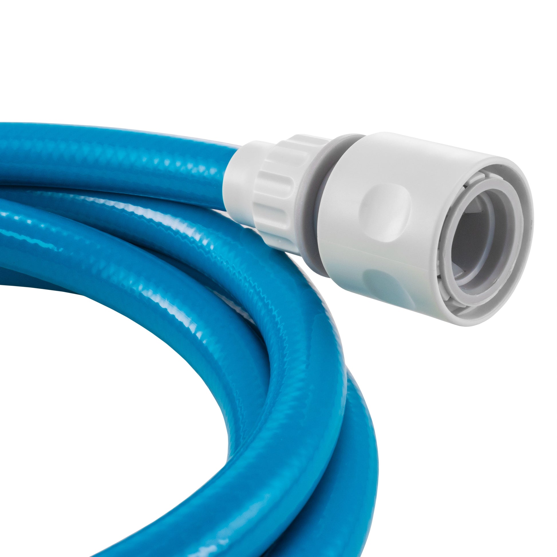 AP Supplies Water Hose Blue Set 10mm Pipe - 3m + 2 connectors