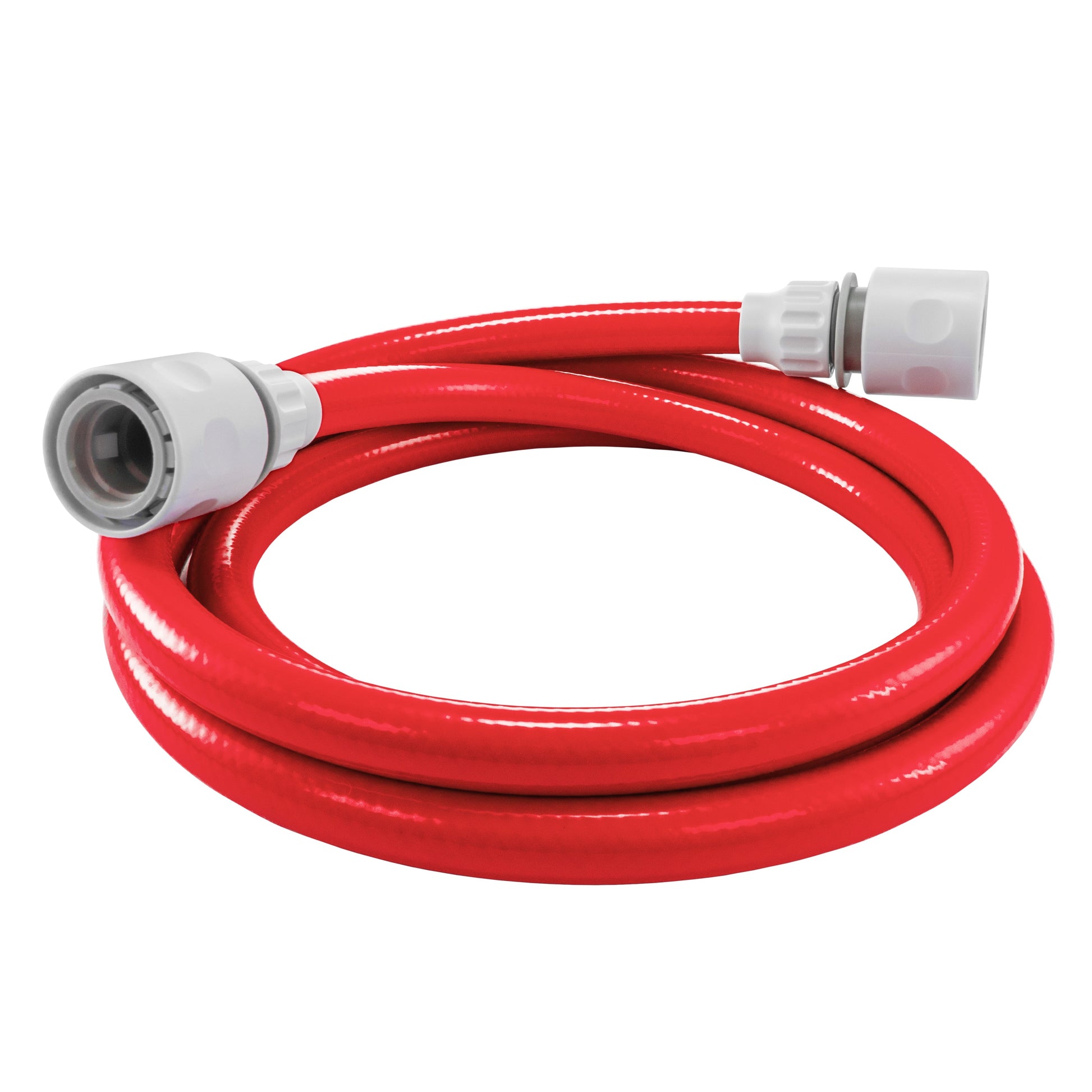 AP Supplies Water Hose Red Set 10mm Pipe - 10m + 2 connectors