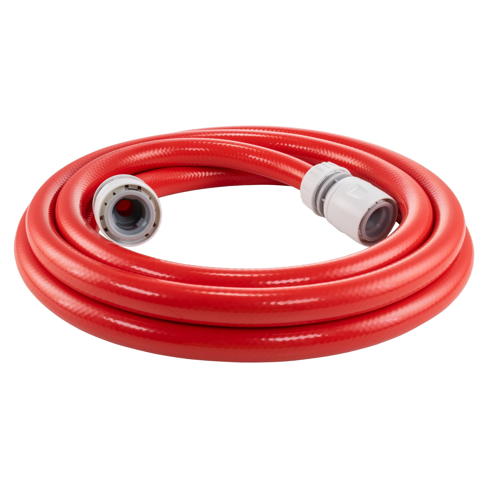 AP Supplies Water Hose Red Set 12.5mm Pipe - 5m + 2 connectors