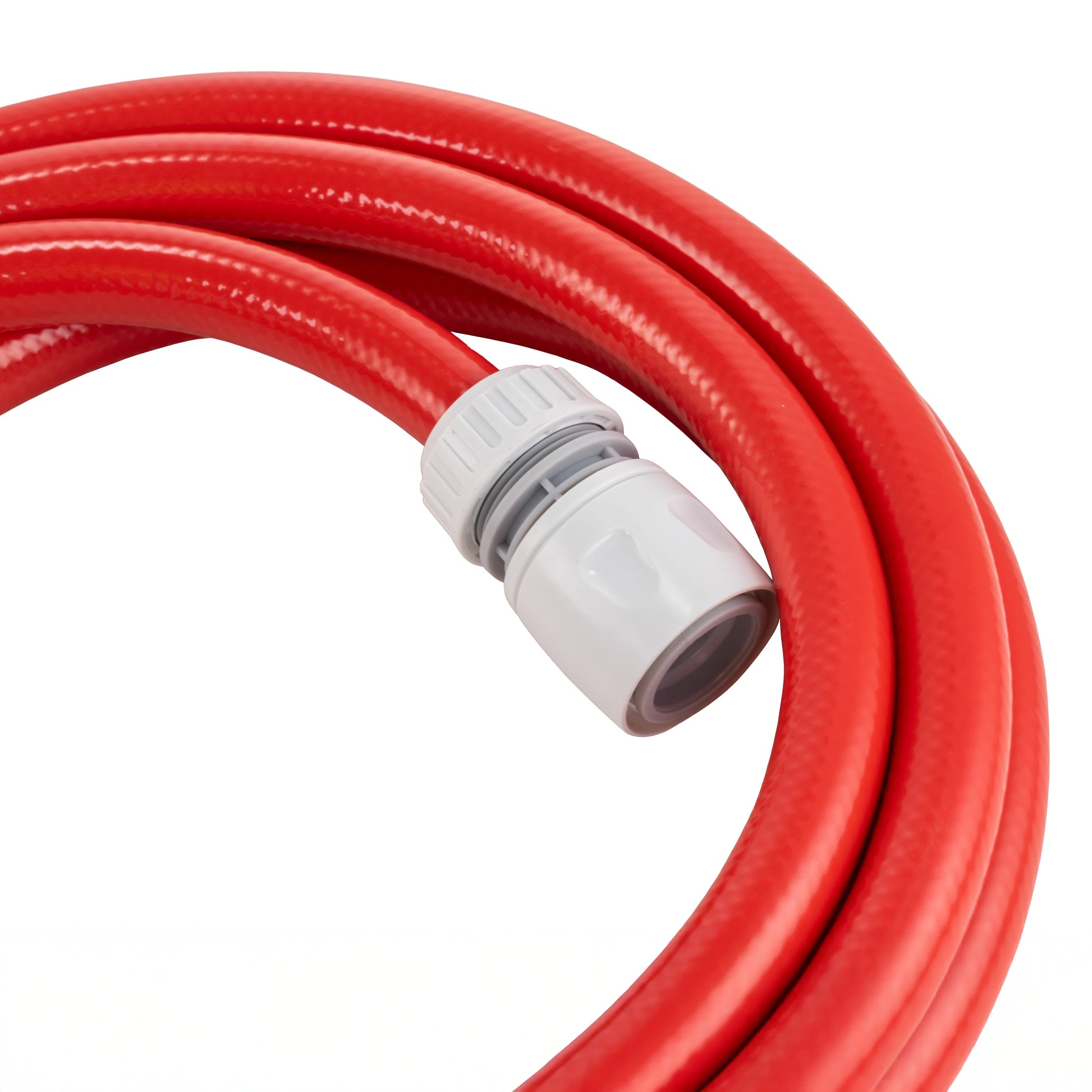 AP Supplies Water Hose Red Set 12.5mm Pipe - 10m + 2 connectors