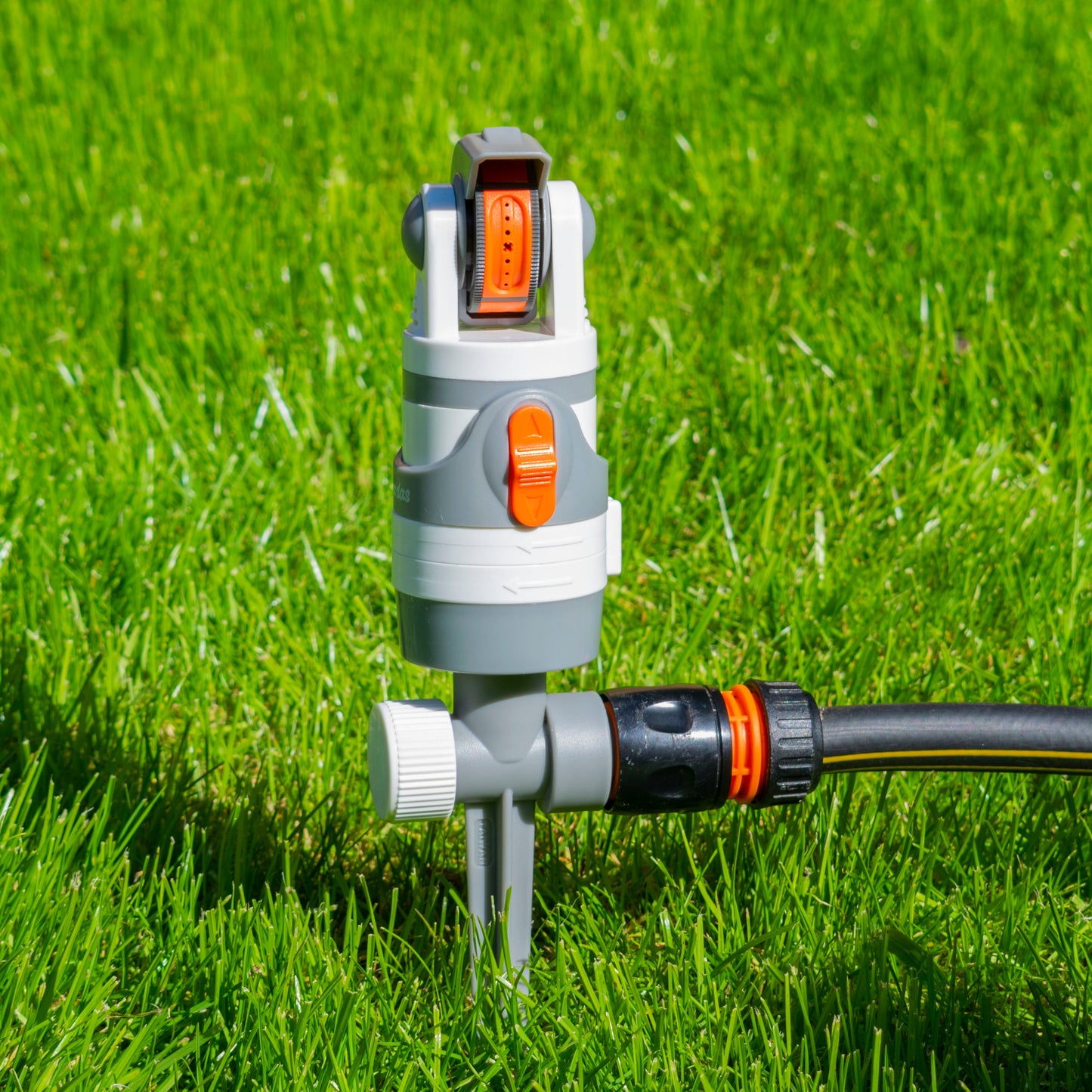 4 - Pattern Gear Drive Sprinkler White Line Outdoor Watering Kit Garden Watering