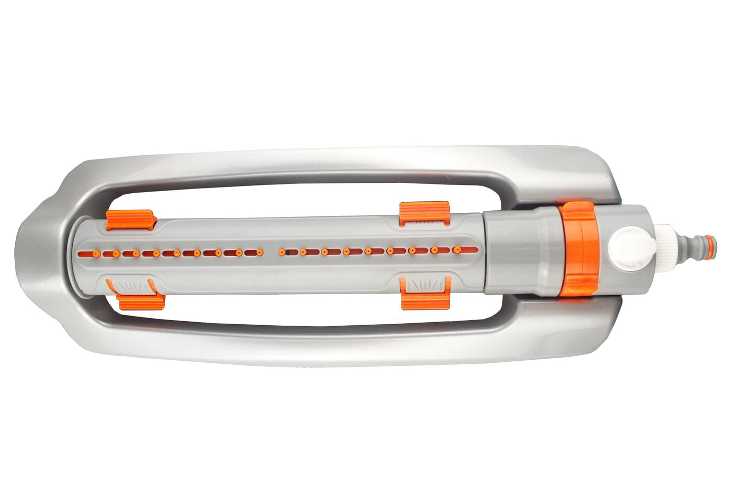 Metal Variable-Width Oscillating Sprinkler White Line for DIY Workshop Accessory