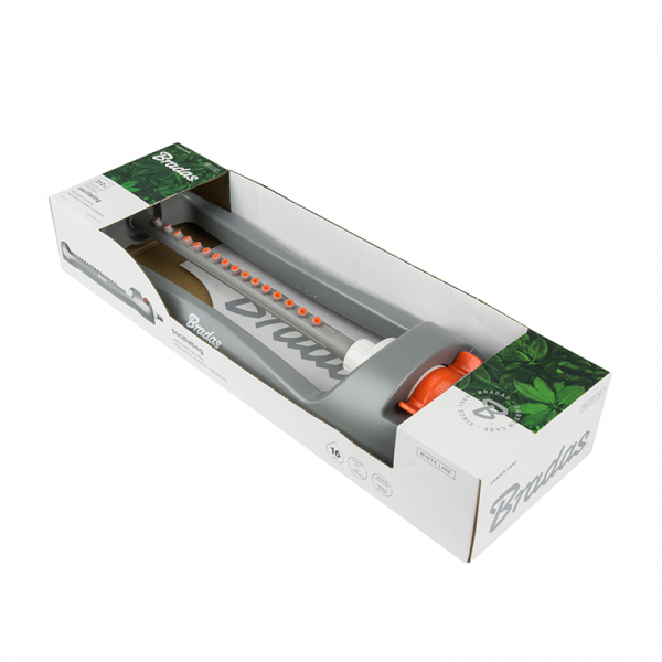 Compact Oscillating Sprinkler White Line Garden Hose Pipe DIY Workshop Accessory