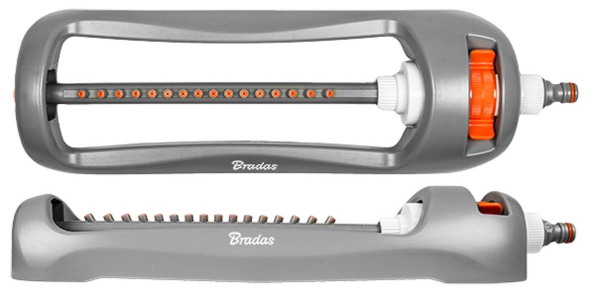Compact Oscillating Sprinkler White Line Garden Hose Pipe DIY Workshop Accessory