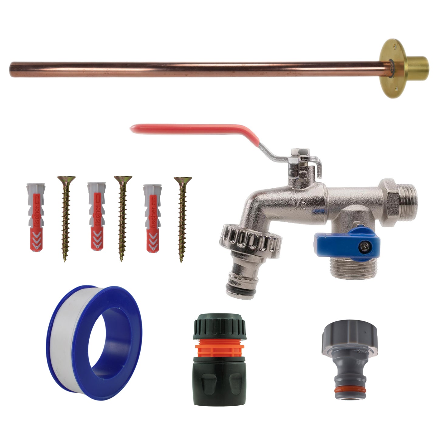 AP Supplies Double Lever Tap BASIC Connection Kit