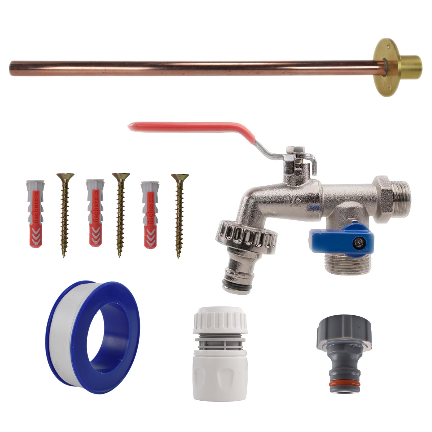 AP Supplies Double Lever Tap BASIC Connection Kit