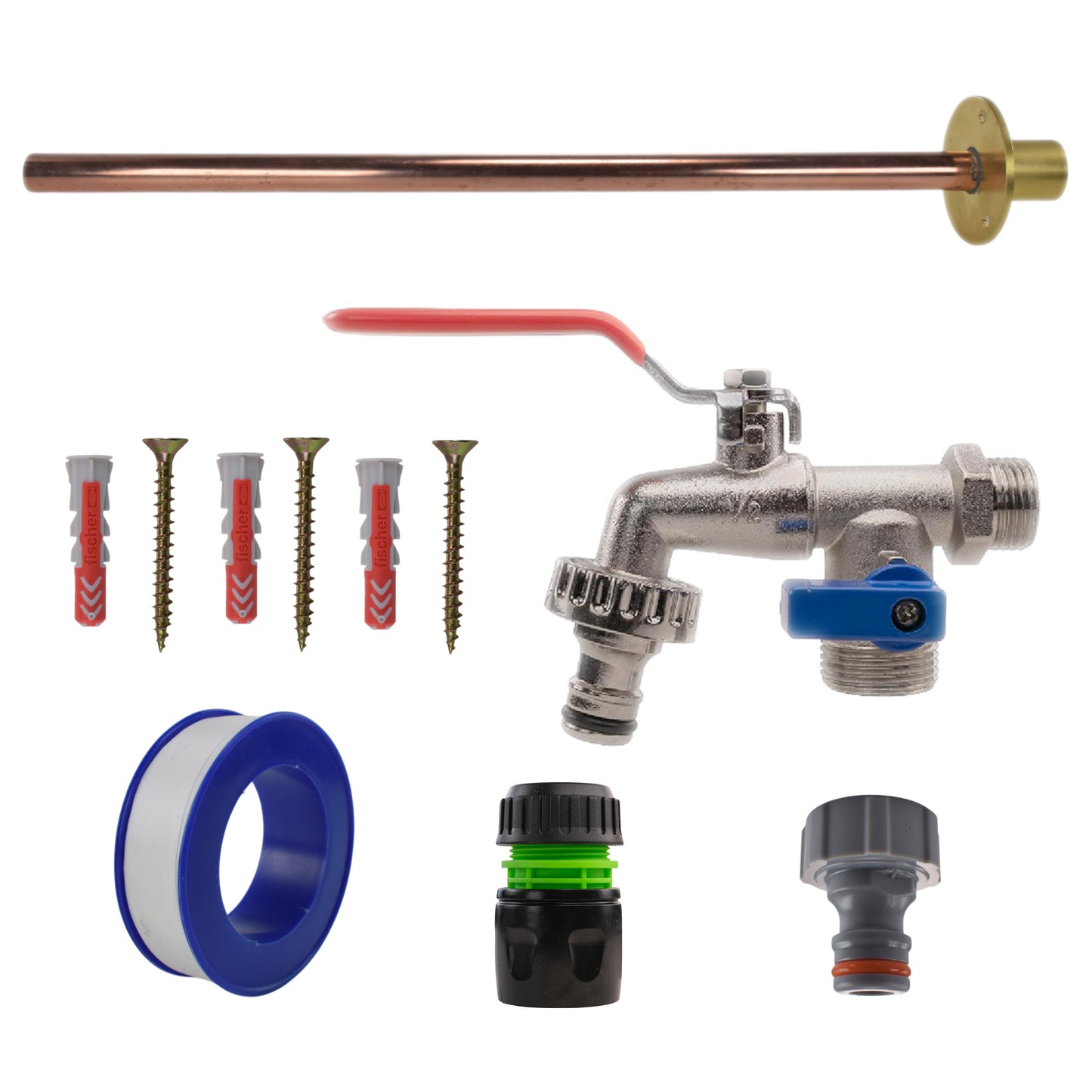 AP Supplies Double Lever Tap BASIC Connection Kit