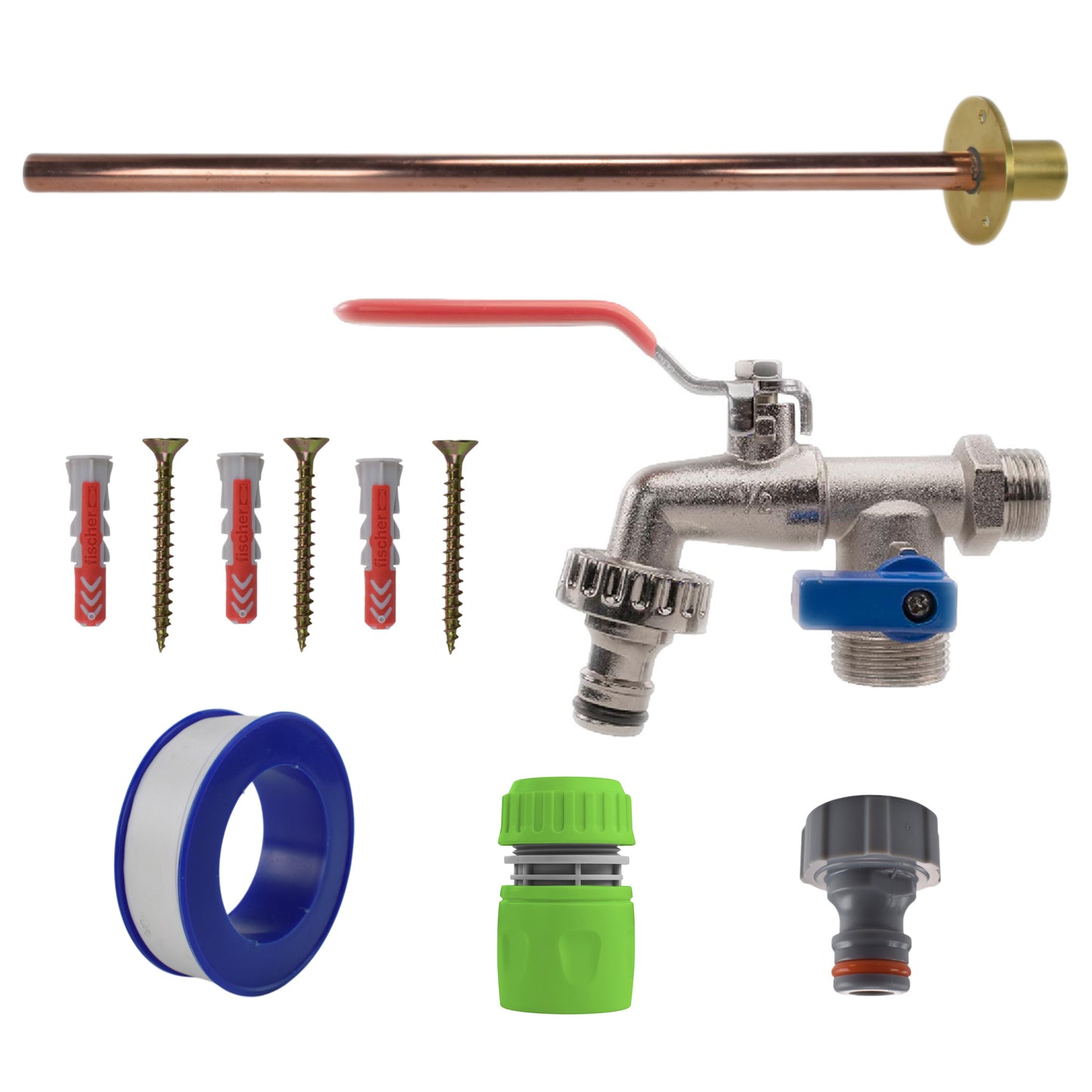 AP Supplies Double Lever Tap BASIC Connection Kit