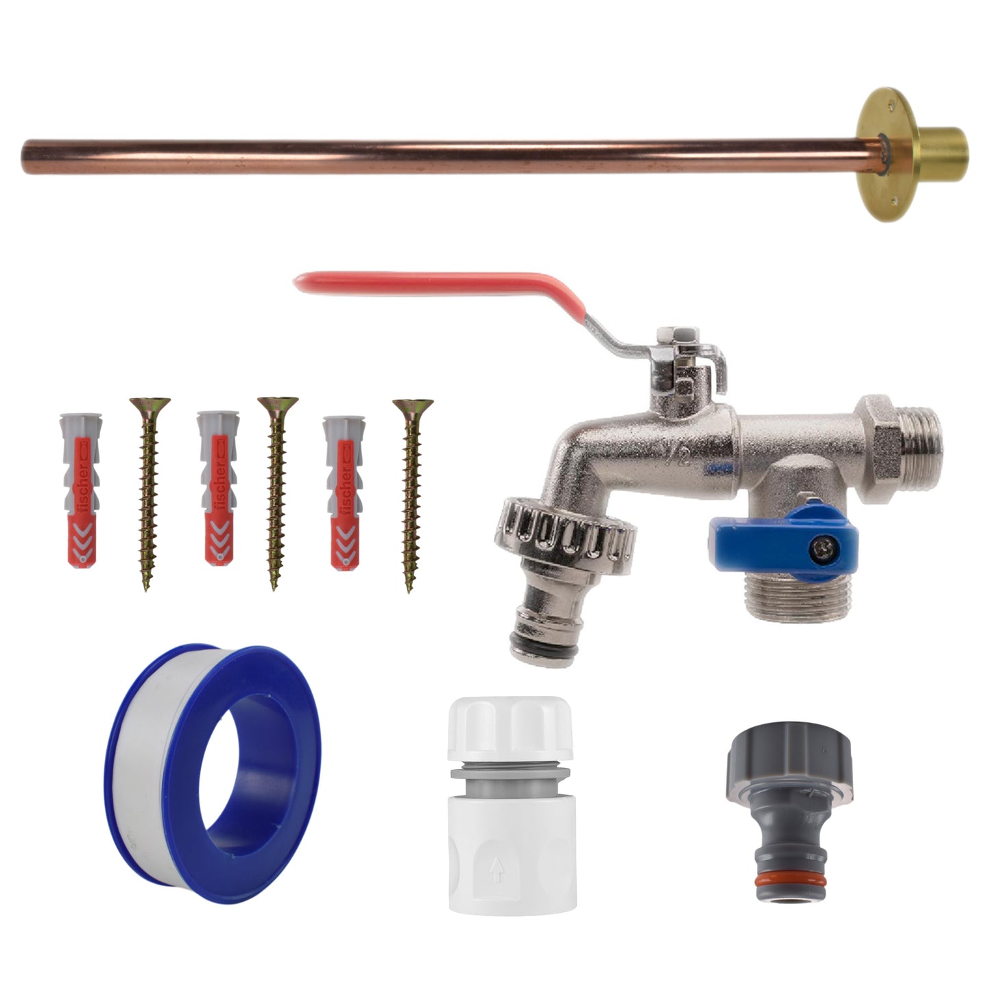 AP Supplies Double Lever Tap BASIC Connection Kit