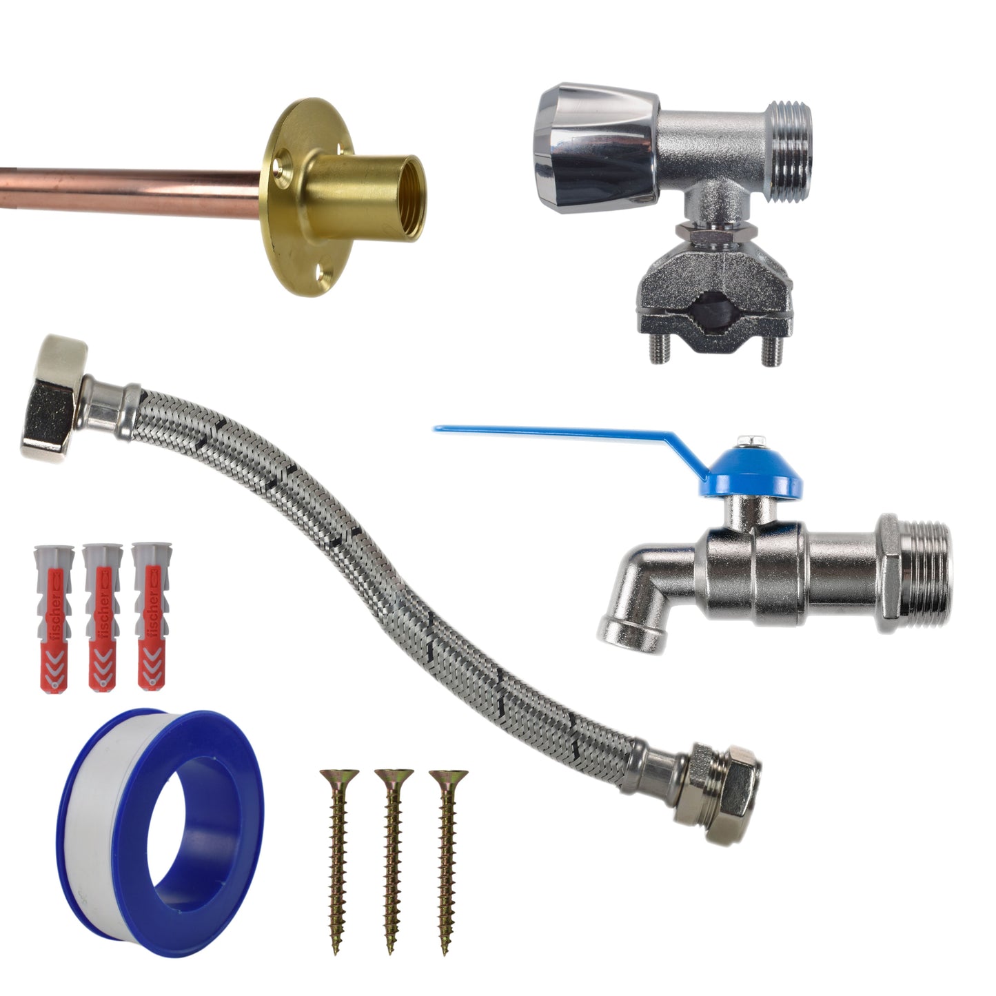 AP Supplies Simple Lever Tap FULL Connection Kit